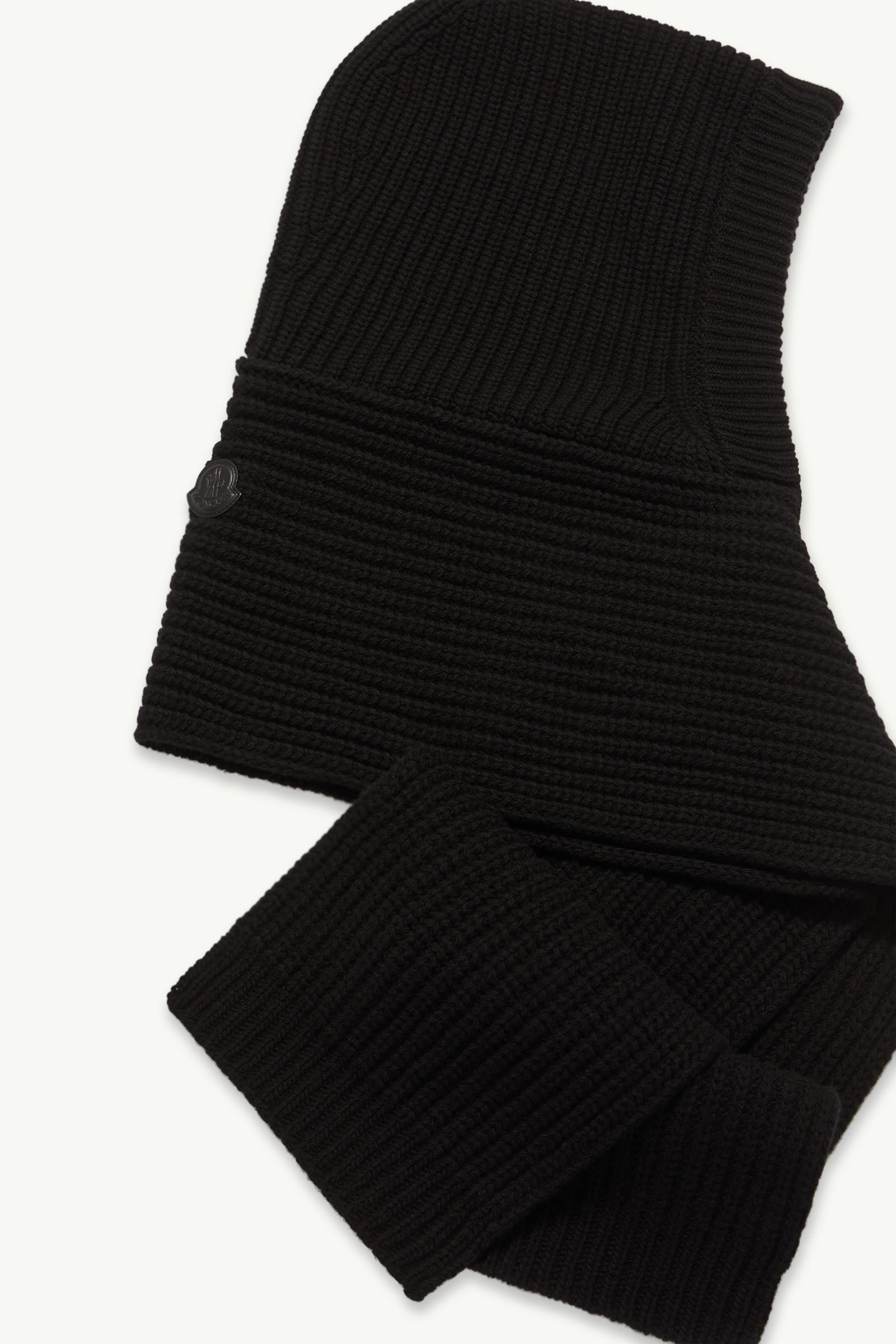 Wool & Cashmere Blend Hooded Scarf - 图片 3