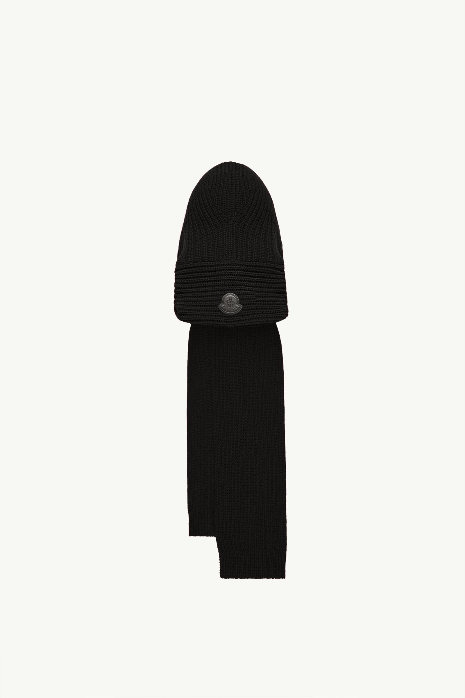 Wool & Cashmere Blend Hooded Scarf - 图片 4