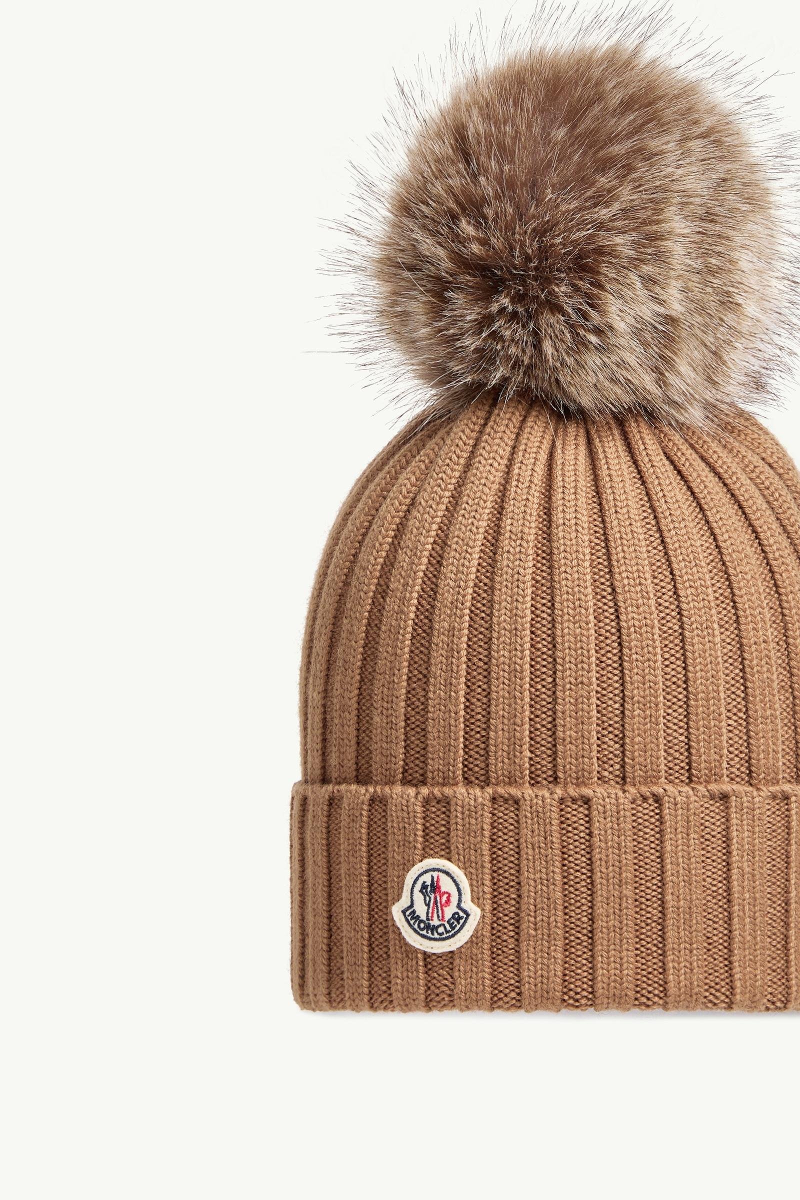 Wool Beanie with Pom Pom - 图片 3
