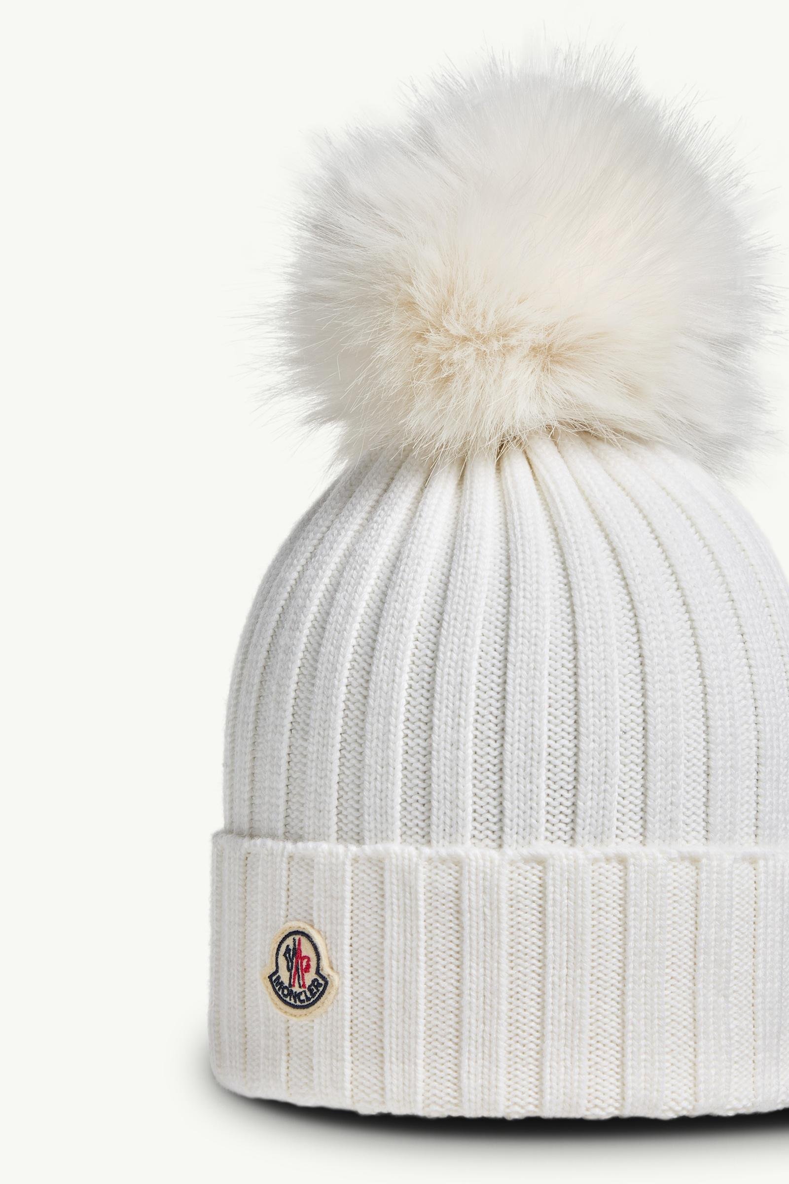 Wool Beanie with Pom Pom - 图片 3