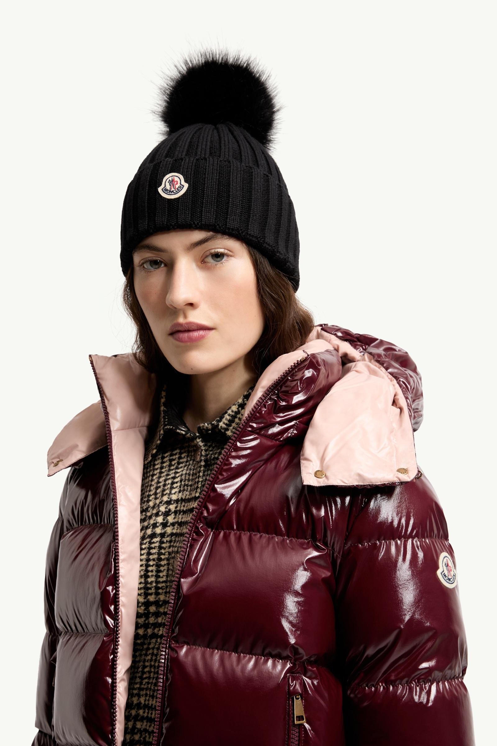 Alternative view of Wool Beanie with Pom Pom