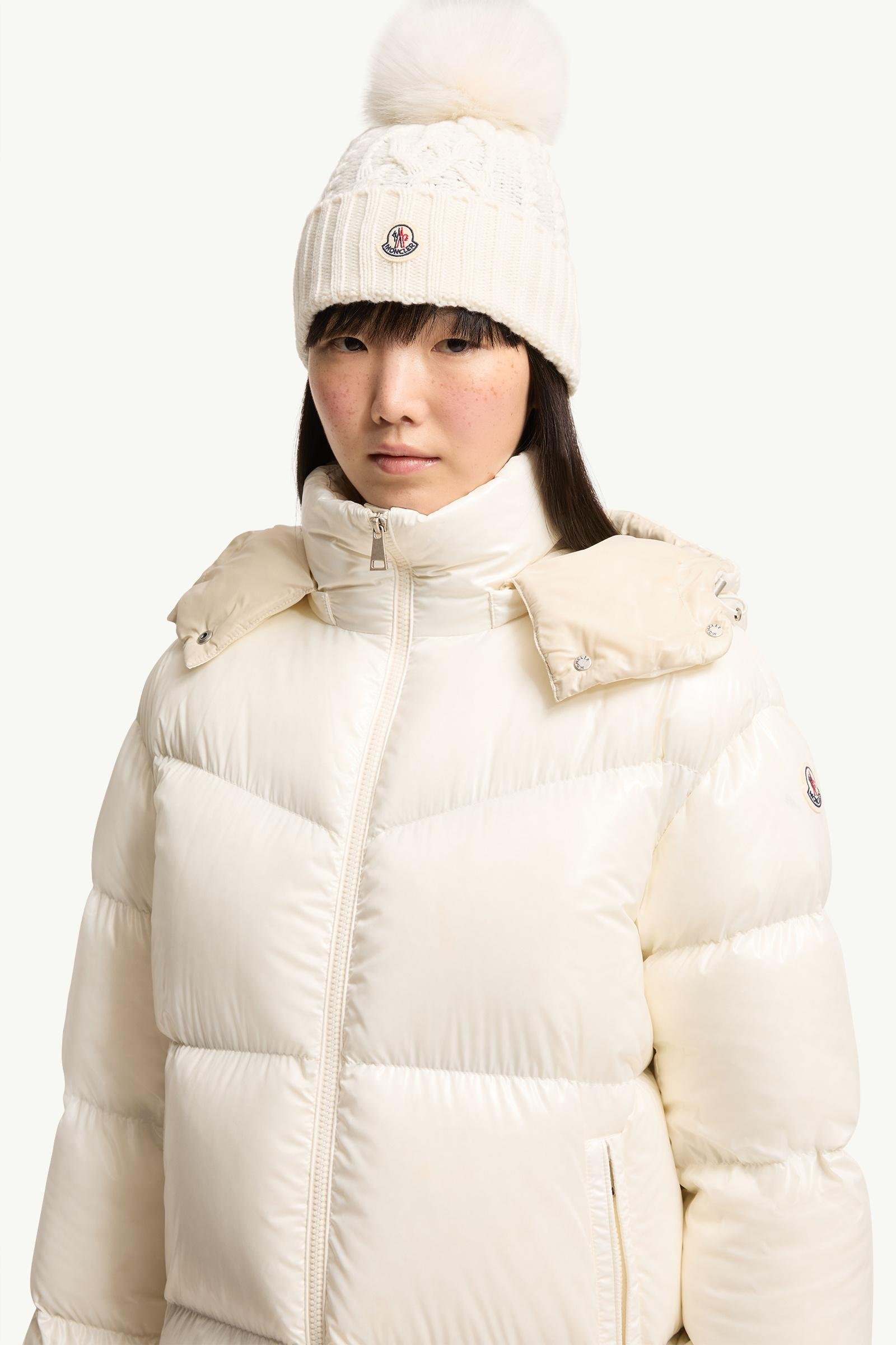 Alternative view of Wool & Cashmere Blend Beanie with Pom Pom