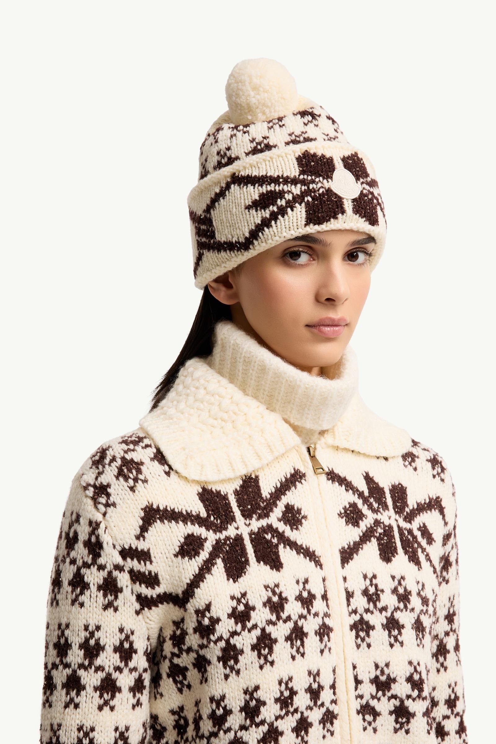 Alternative view of Jacquard Knit Beanie