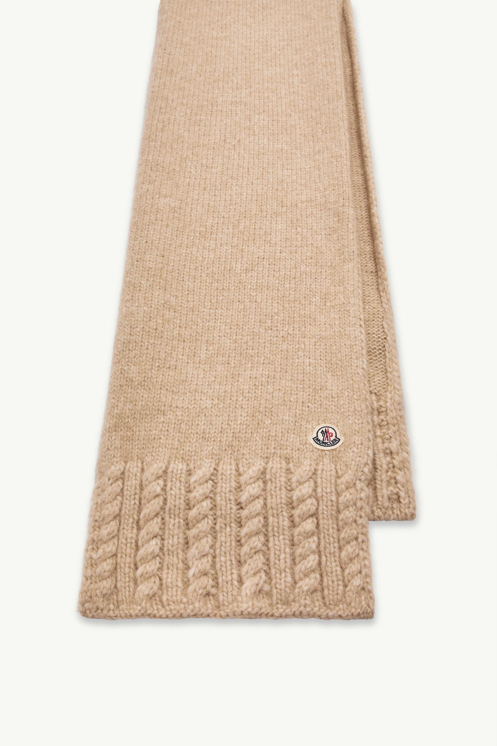 Alpaca Blend Knit Scarf - 图片 3