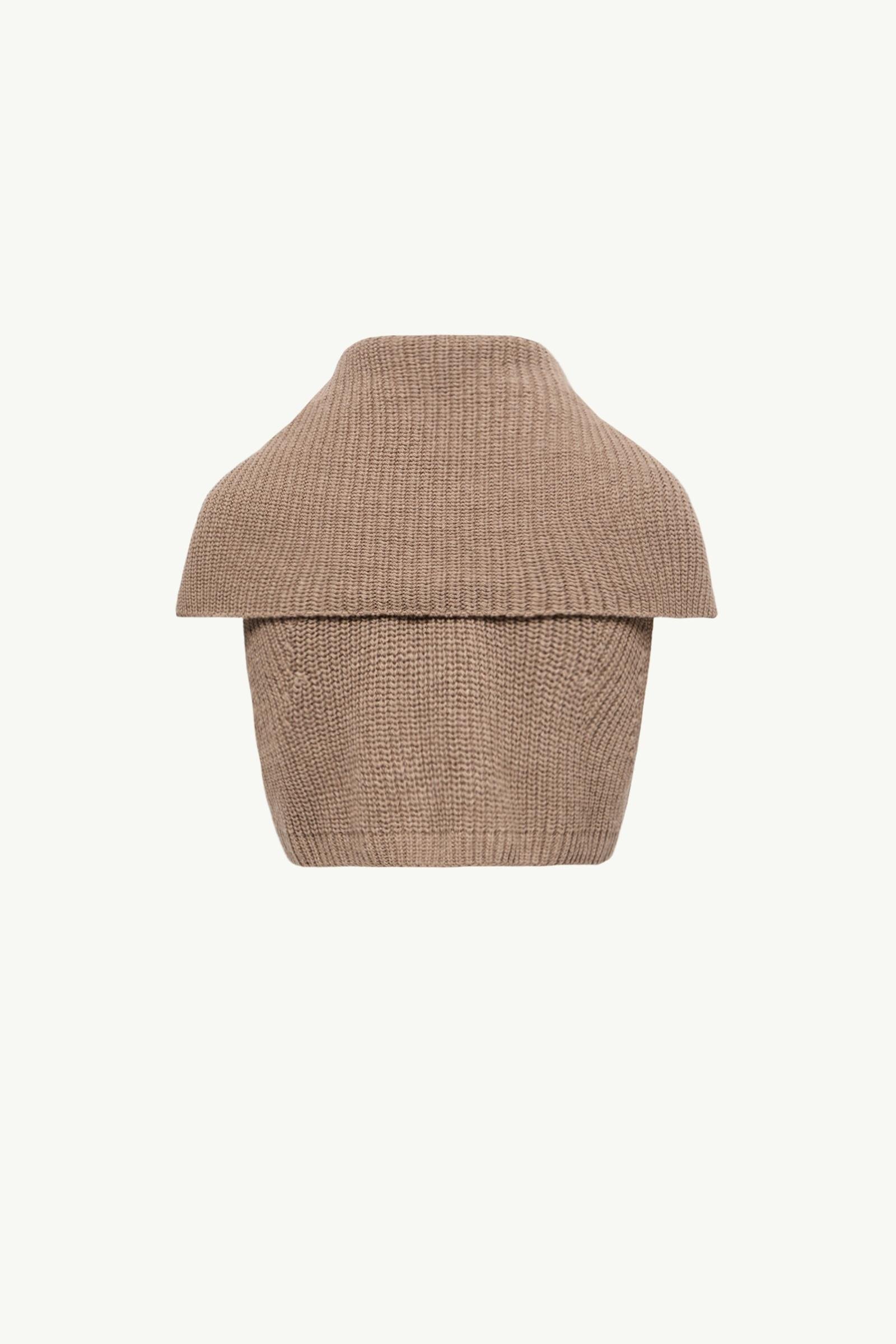Wool & Cashmere Zip-Up Bib - 图片 4