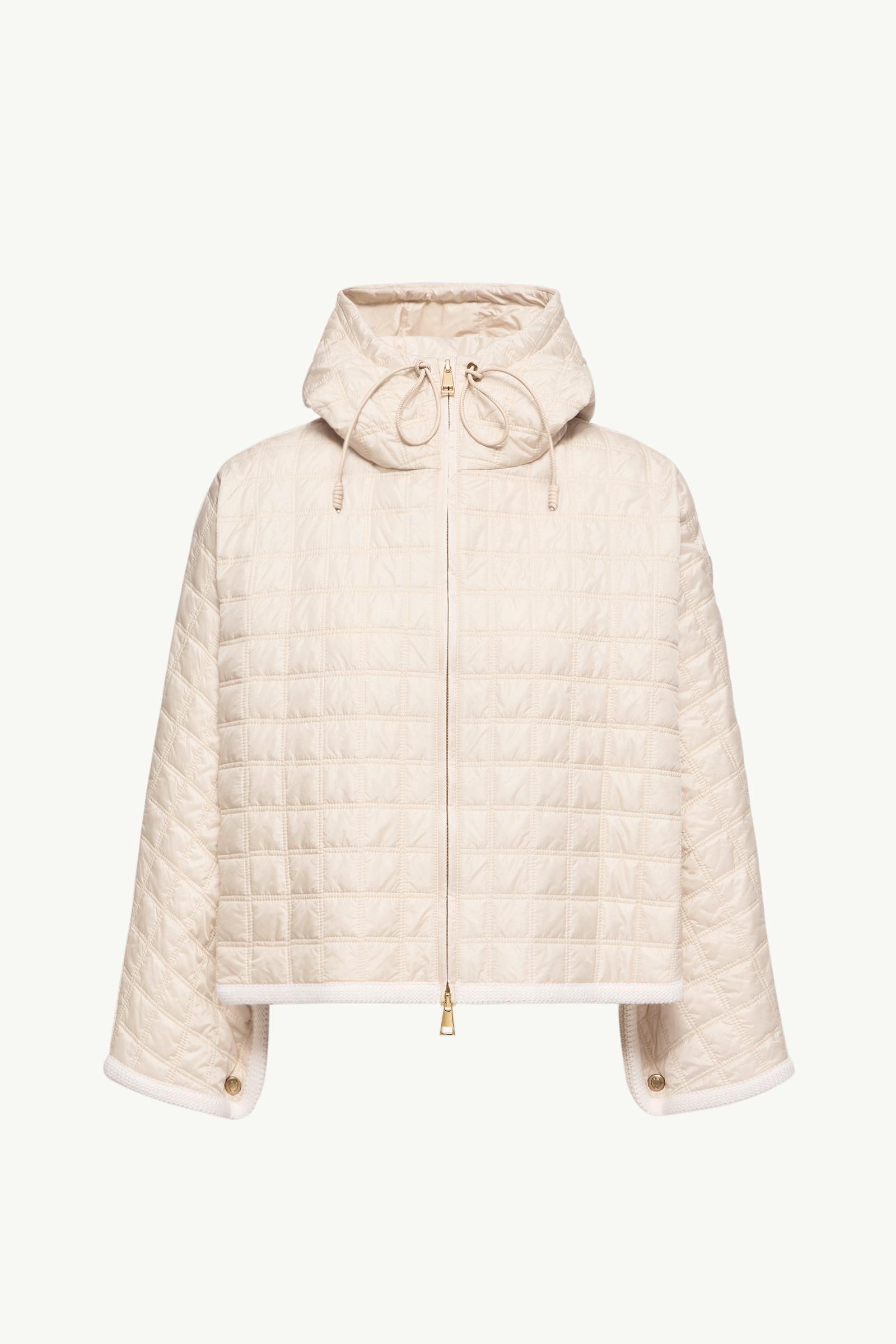 Hooded Square-Quilted Padded Cape - 图片 3