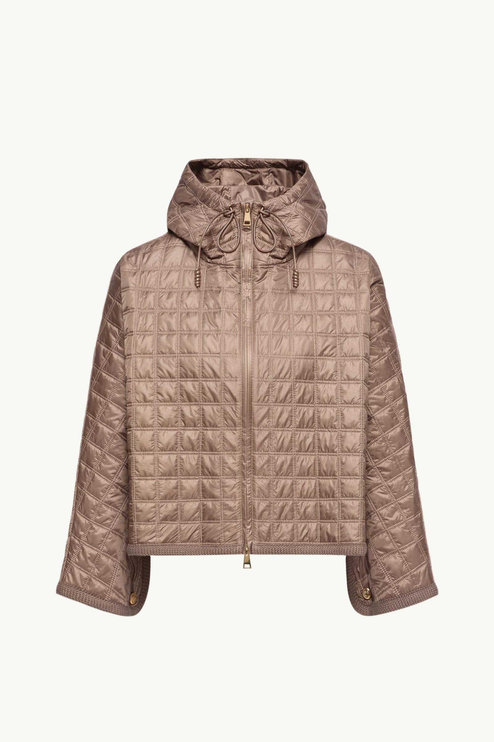 Hooded Square-Quilted Padded Cape - 图片 3