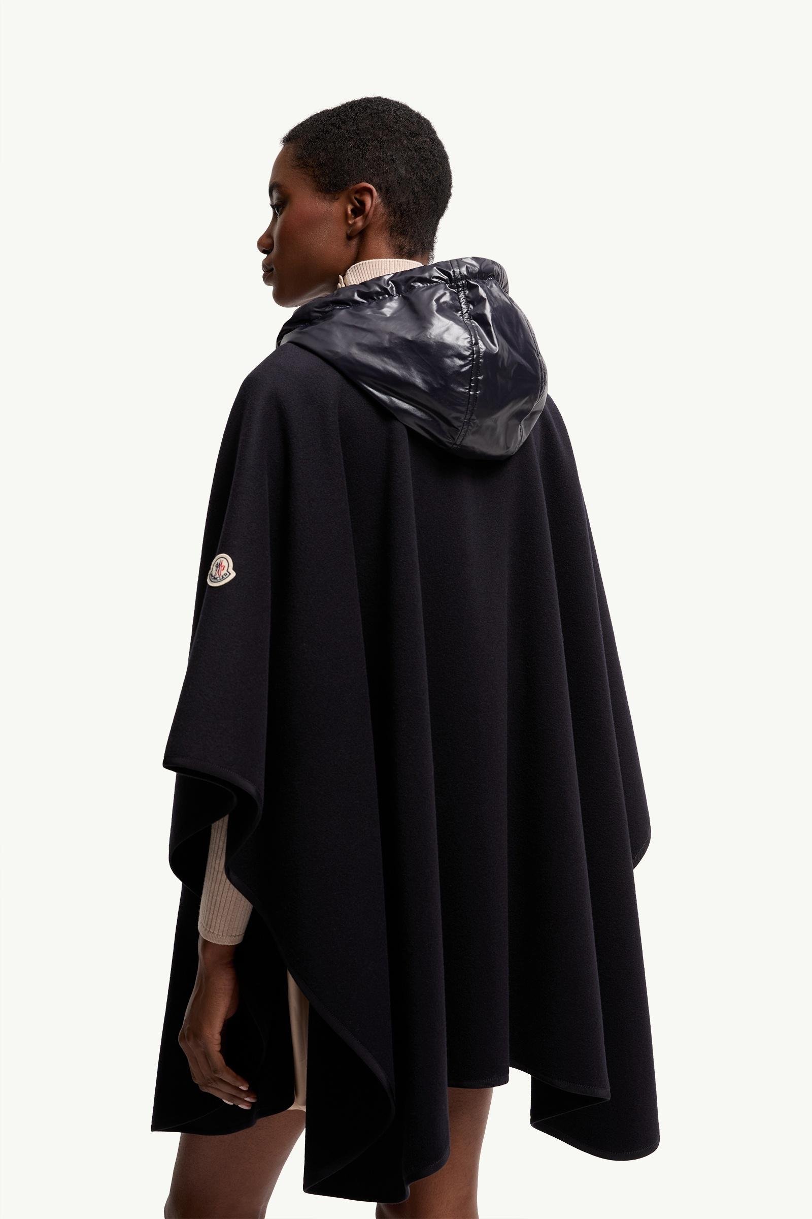 Padded Wool Blend Cape - 图片 5