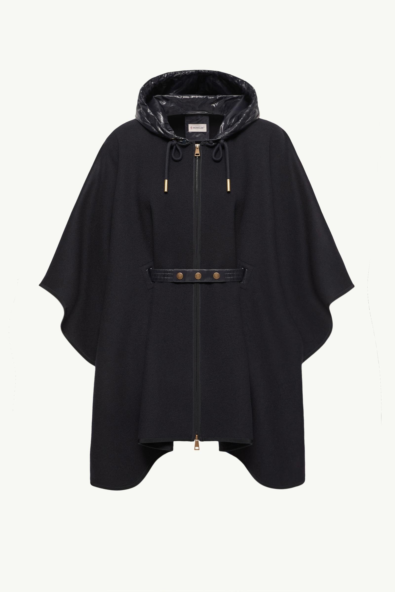 Padded Wool Blend Cape - 图片 3