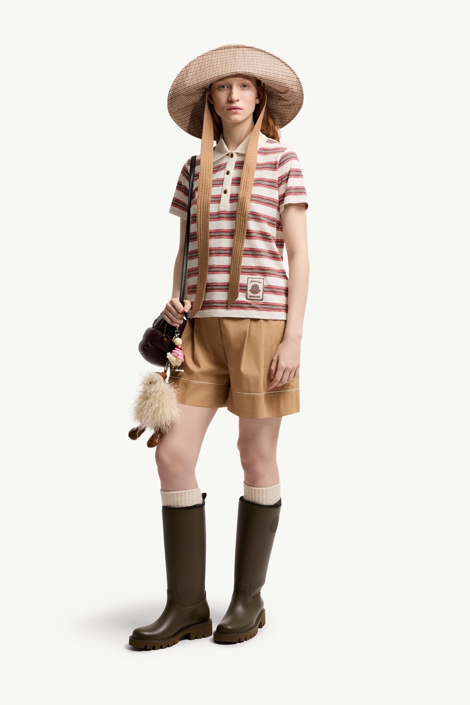 Striped Cotton Polo Shirt