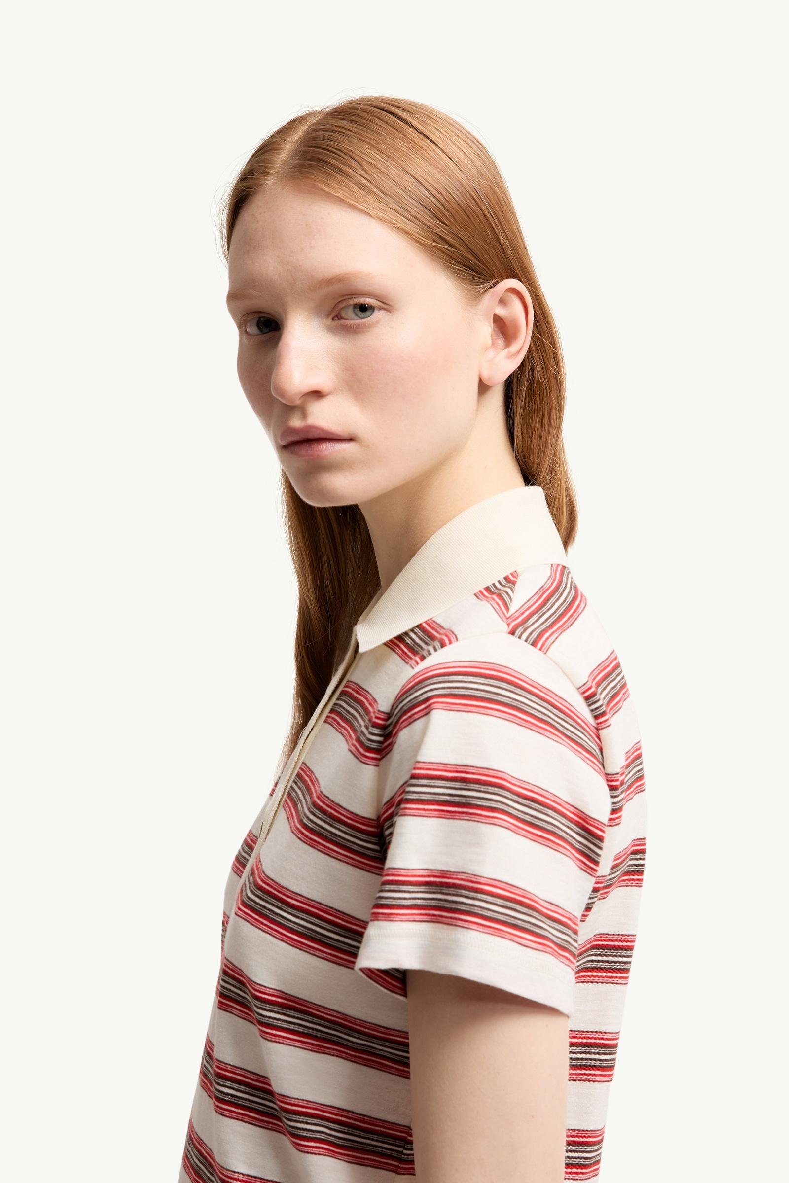 Alternative view of Striped Cotton Polo Shirt