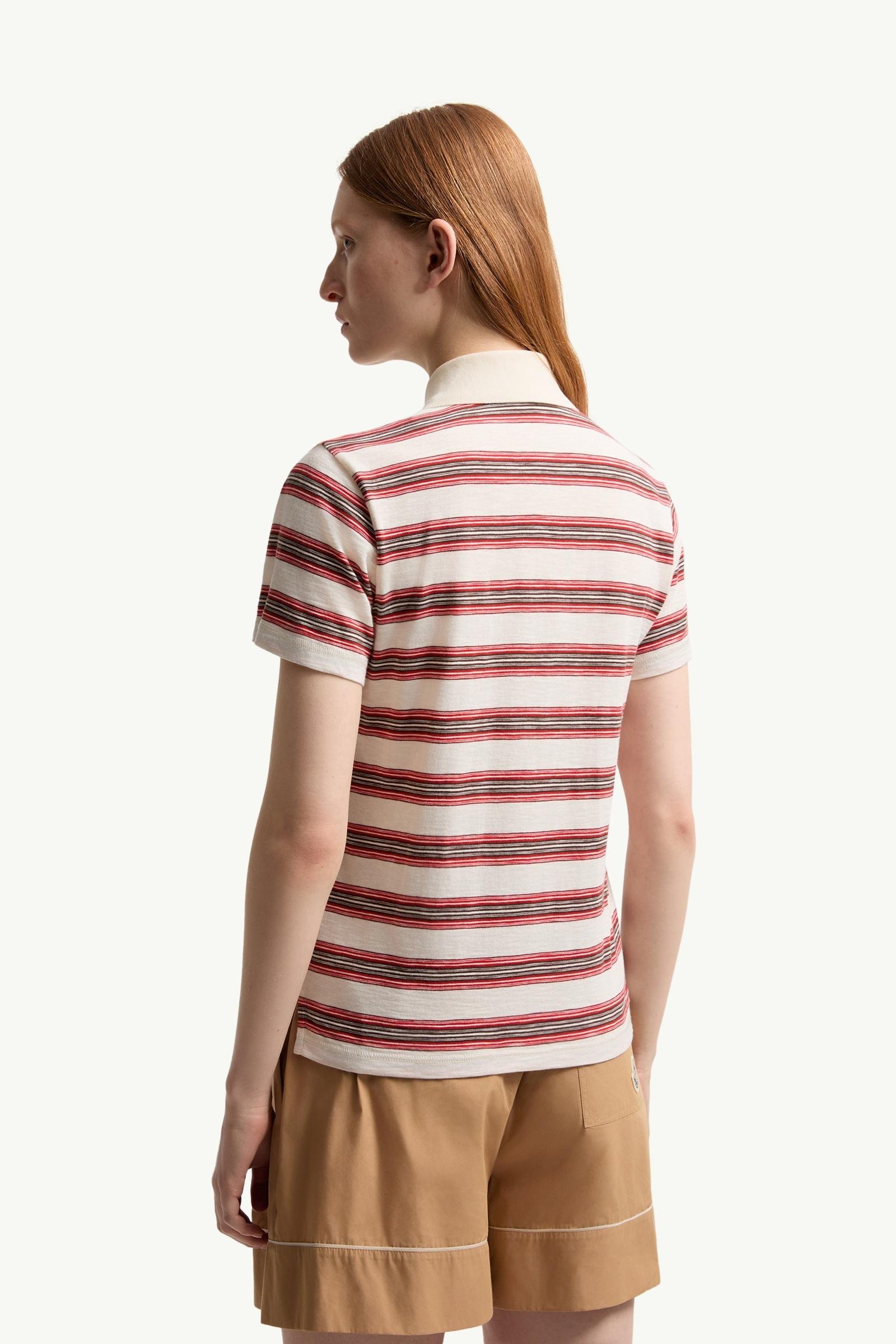 Striped Cotton Polo Shirt - 图片 5