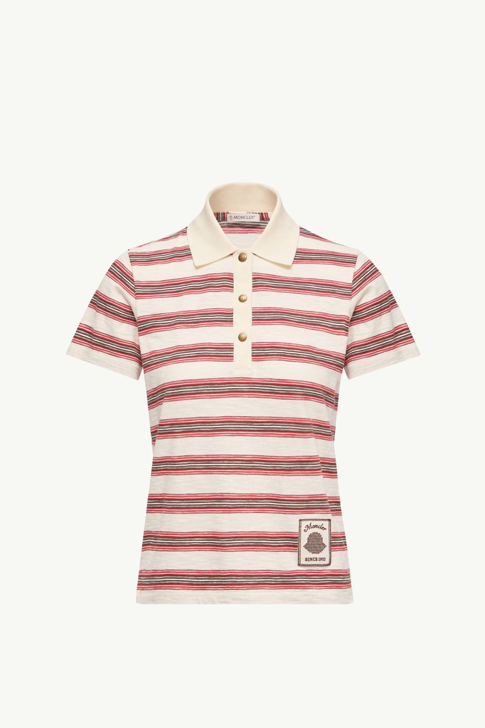 Striped Cotton Polo Shirt - 图片 3