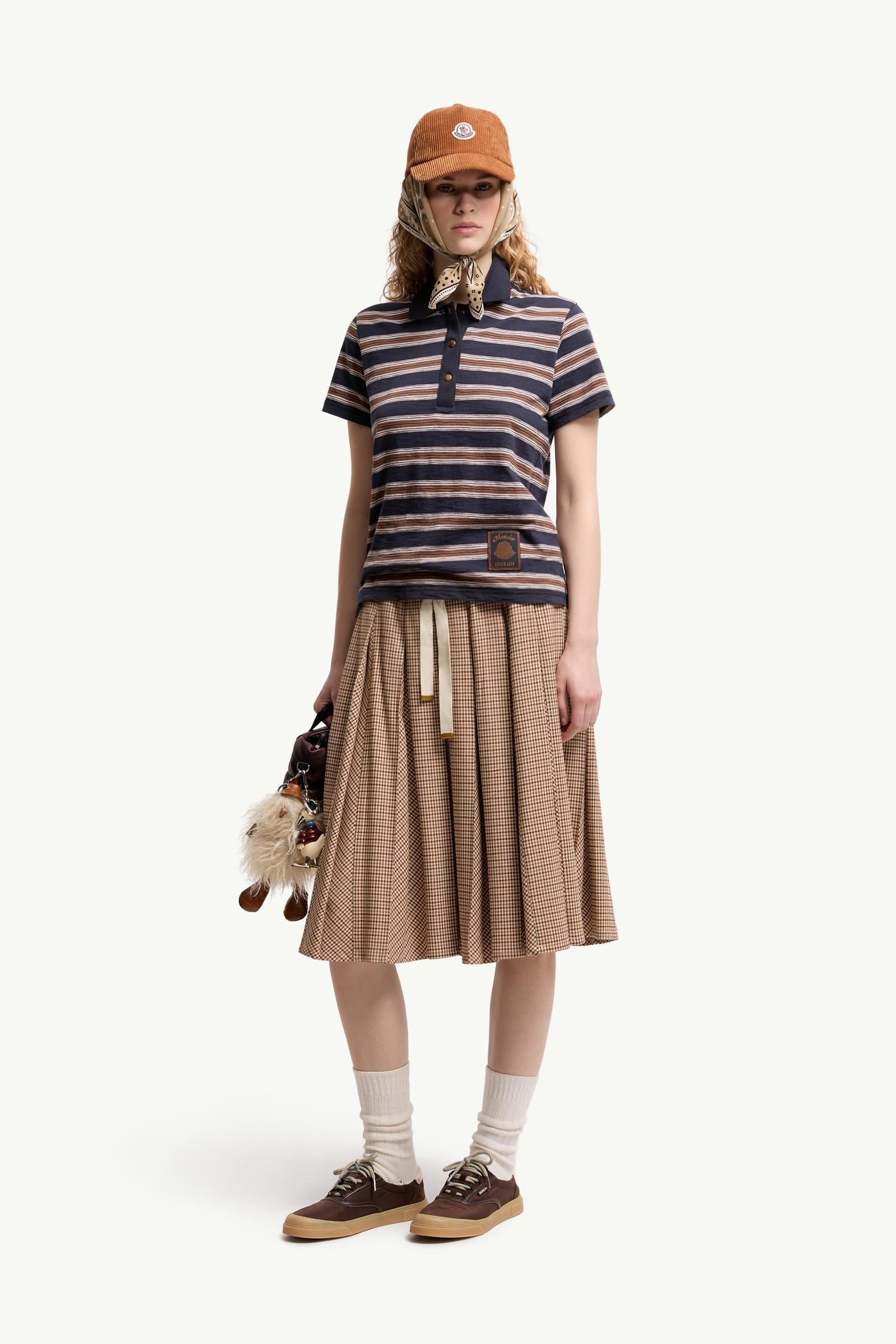 Striped Cotton Polo Shirt