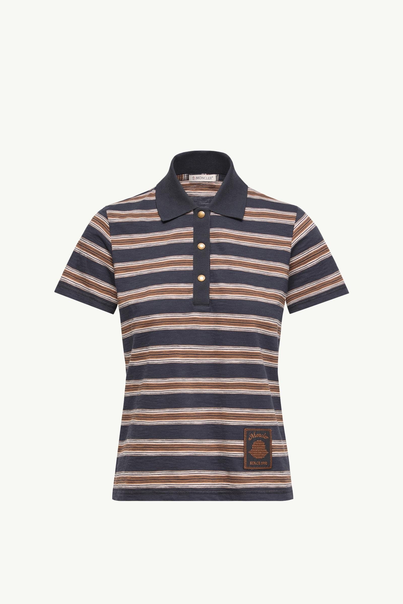 Striped Cotton Polo Shirt - 图片 3