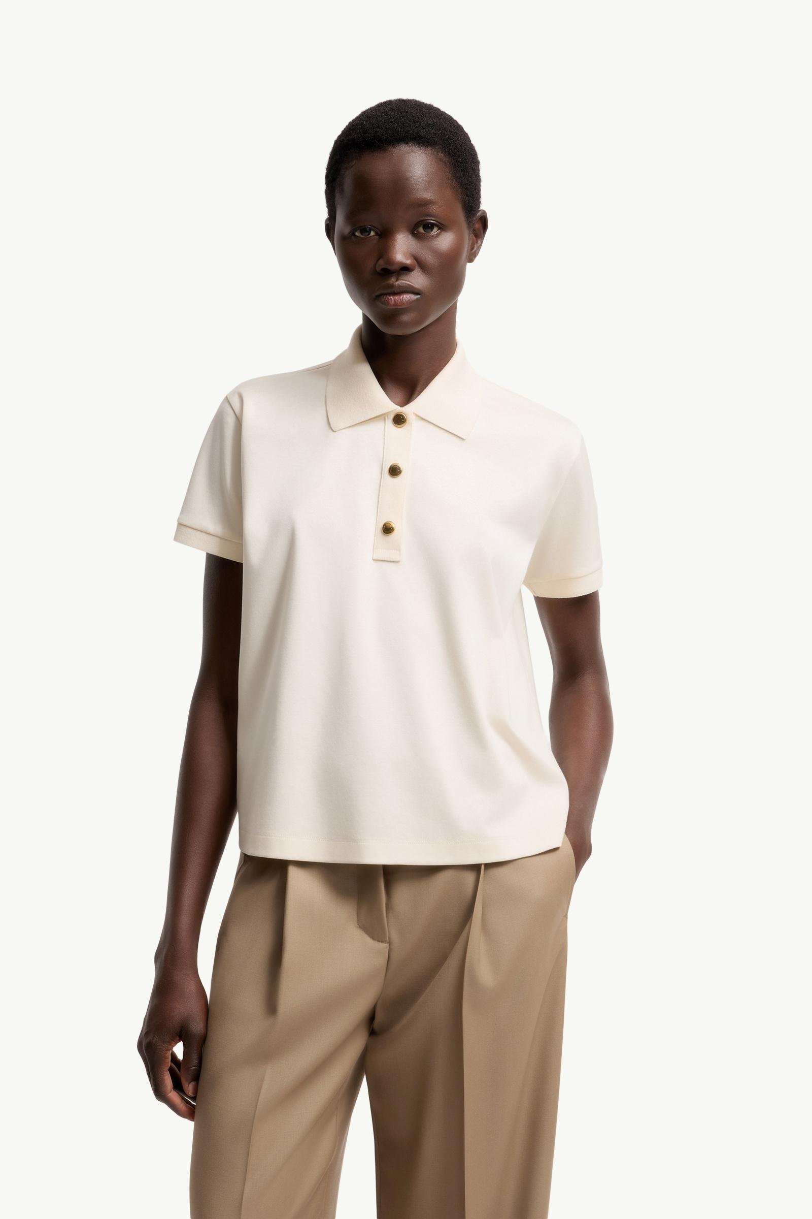 Grosgrain Logo Cotton Polo Shirt - 图片 4