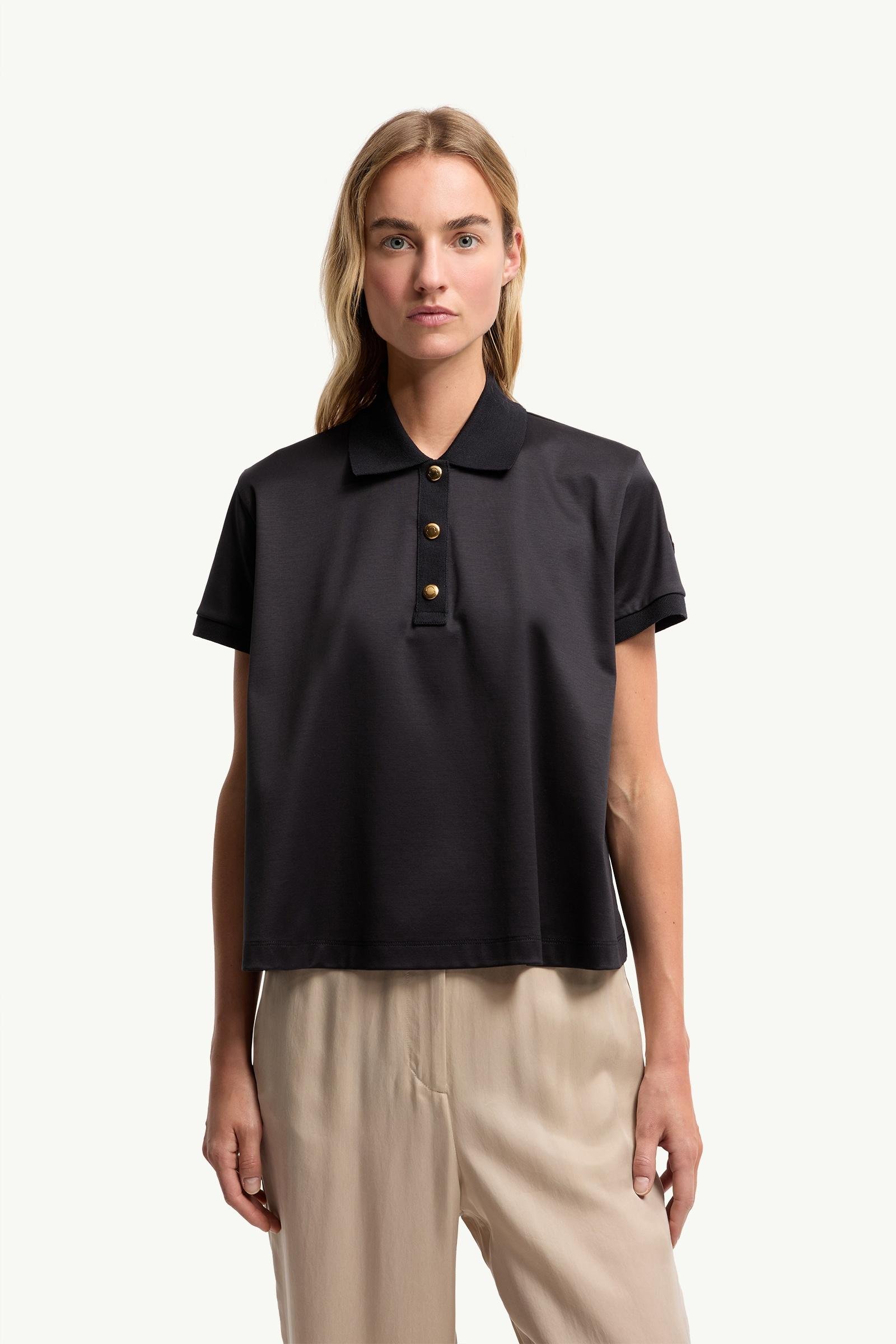 Grosgrain Logo Cotton Polo Shirt - 图片 4