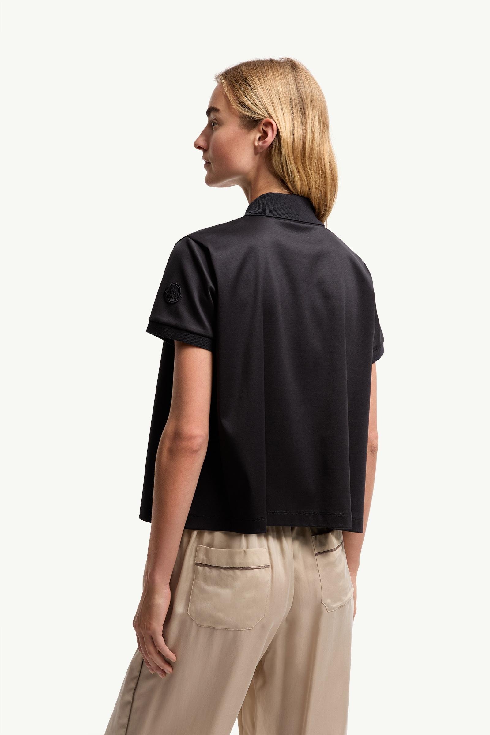 Grosgrain Logo Cotton Polo Shirt - 图片 5