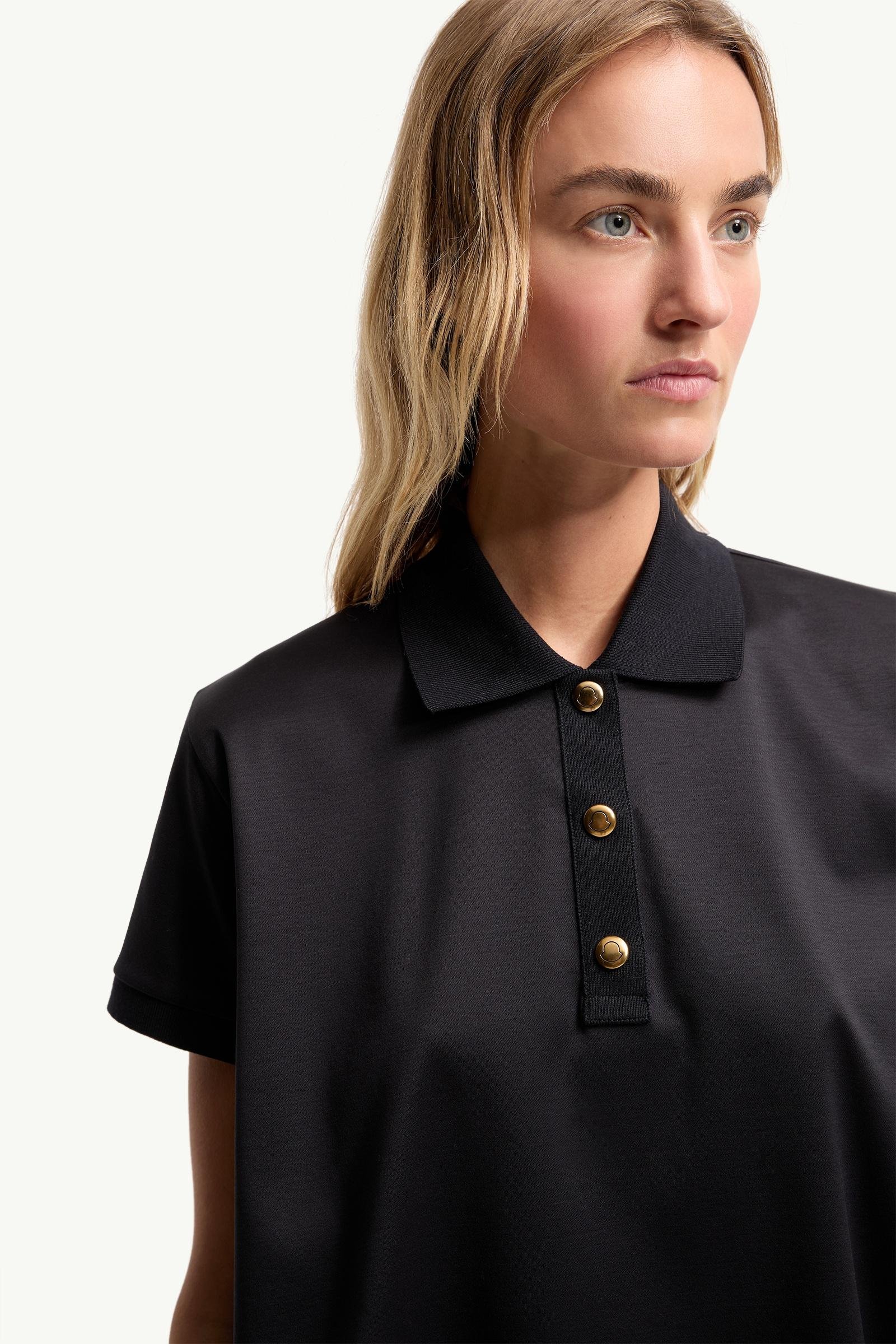 Grosgrain Logo Cotton Polo Shirt - 图片 6