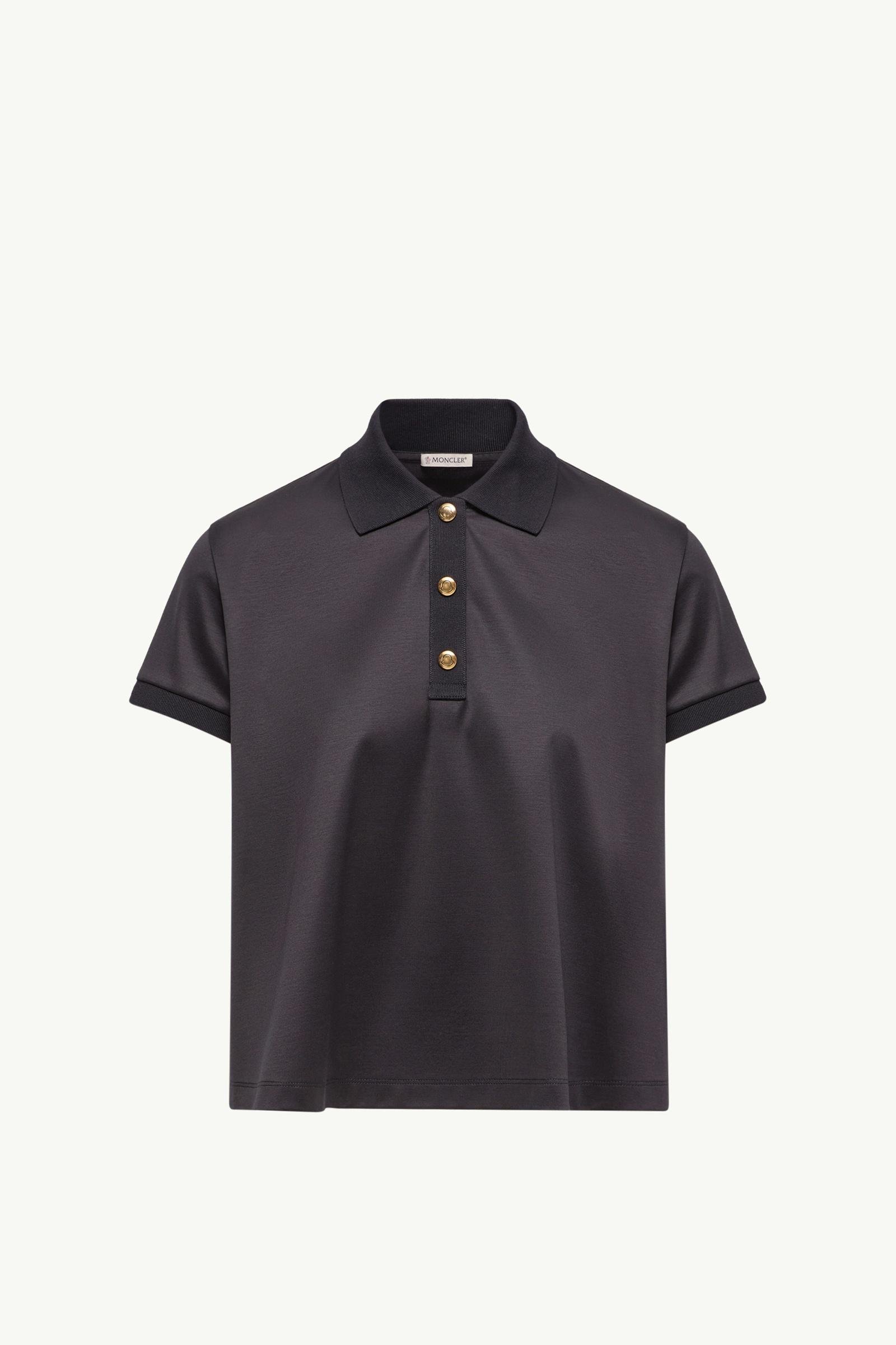 Grosgrain Logo Cotton Polo Shirt - 图片 3