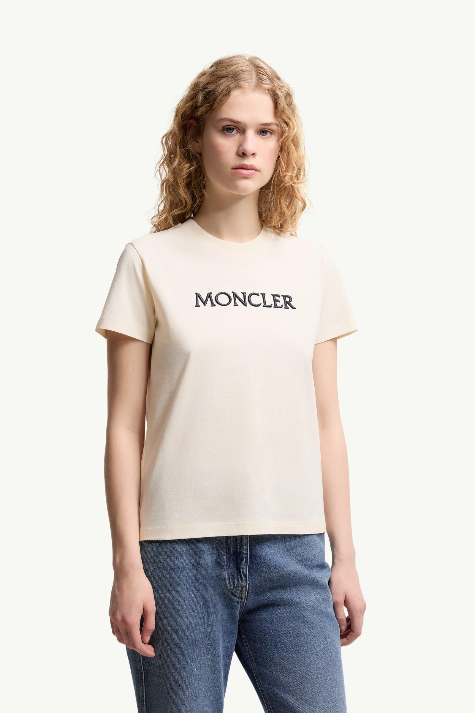 Embroidered Tonal Logo Cotton T-Shirt - 图片 4