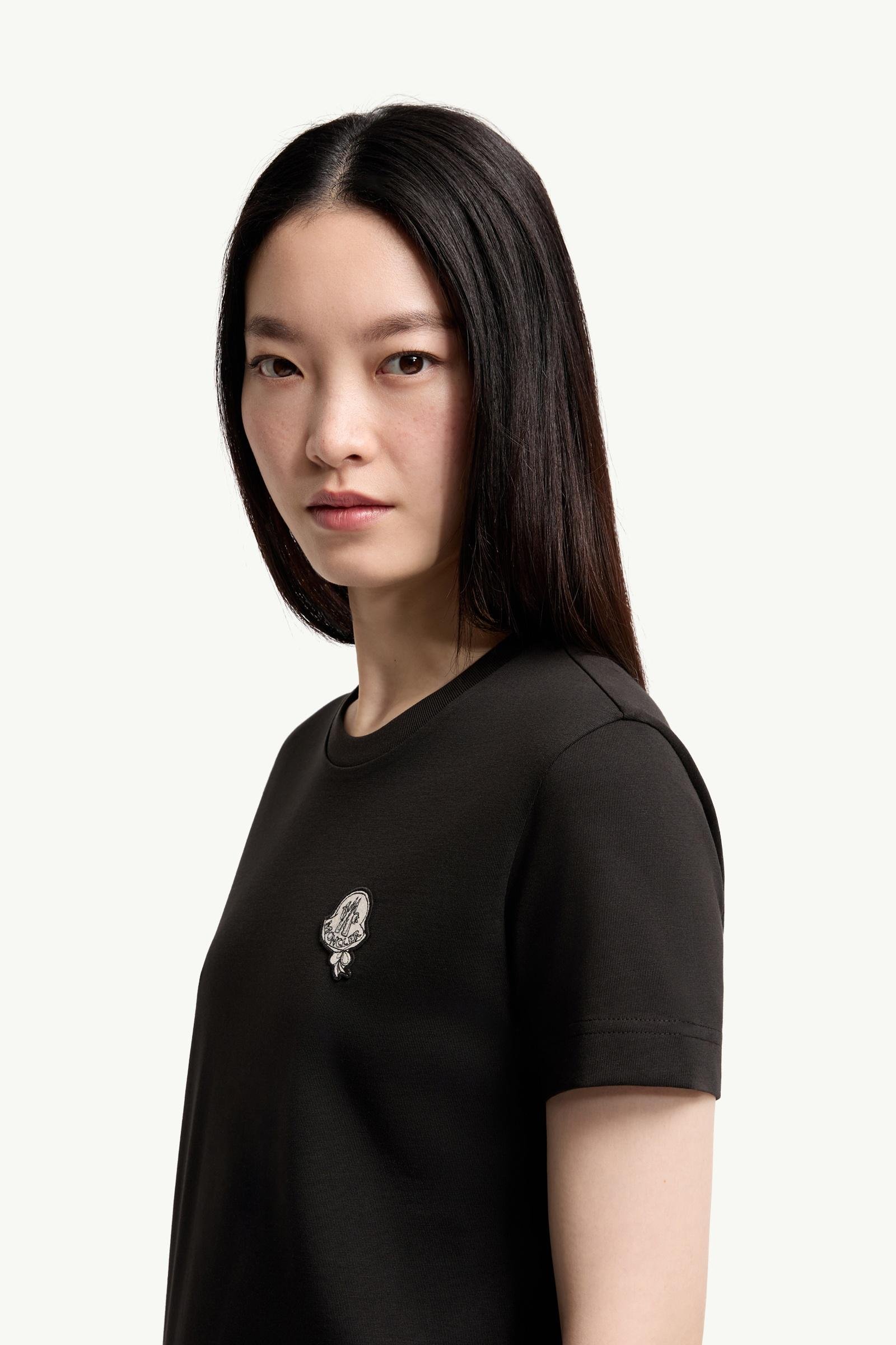 Alternative view of Logo Patch Cotton T-Shirt