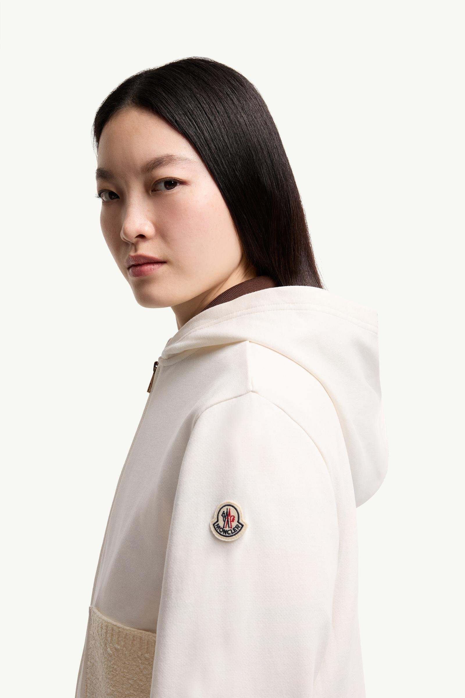Alternative view of Cotton Blend Zip-Up Sweatshirt
