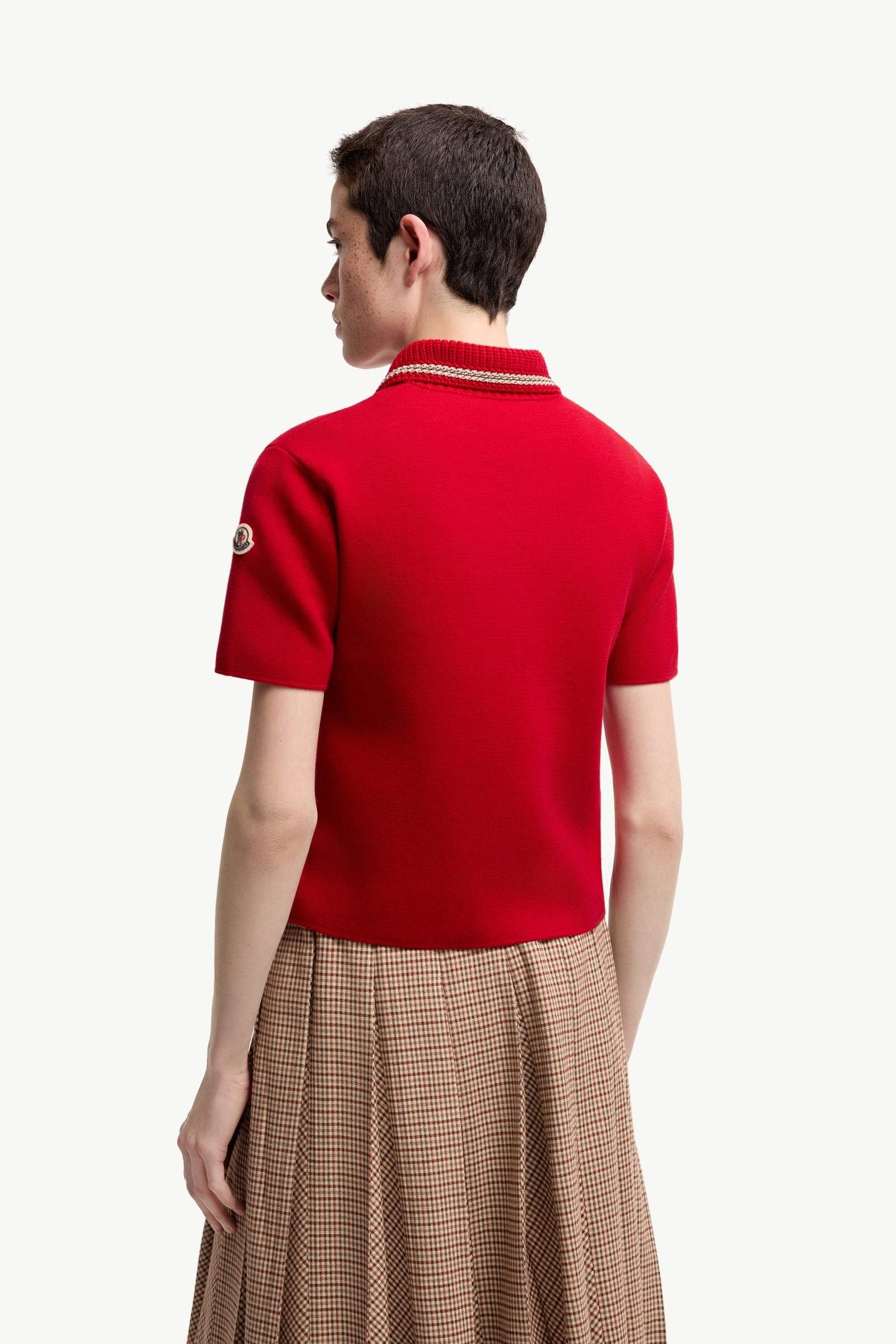 Cotton Knit Polo Shirt - 图片 5