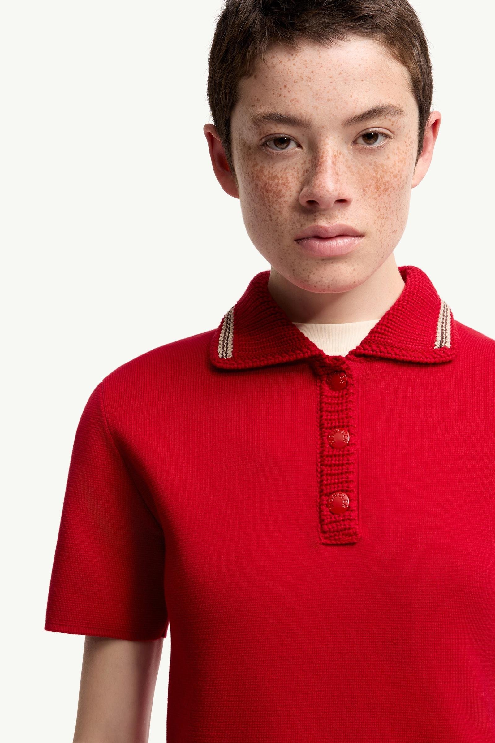 Cotton Knit Polo Shirt - 图片 6