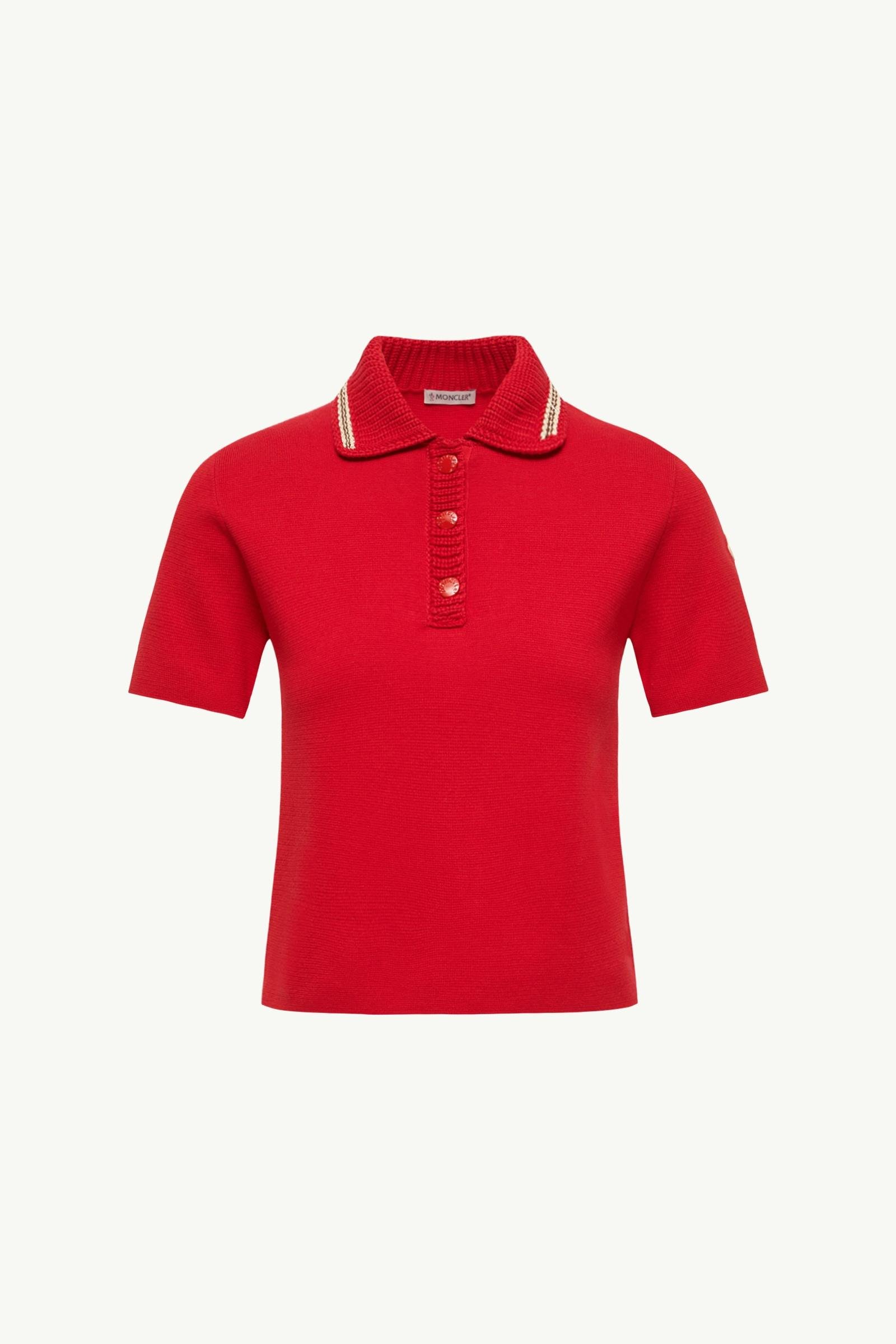 Cotton Knit Polo Shirt - 图片 3