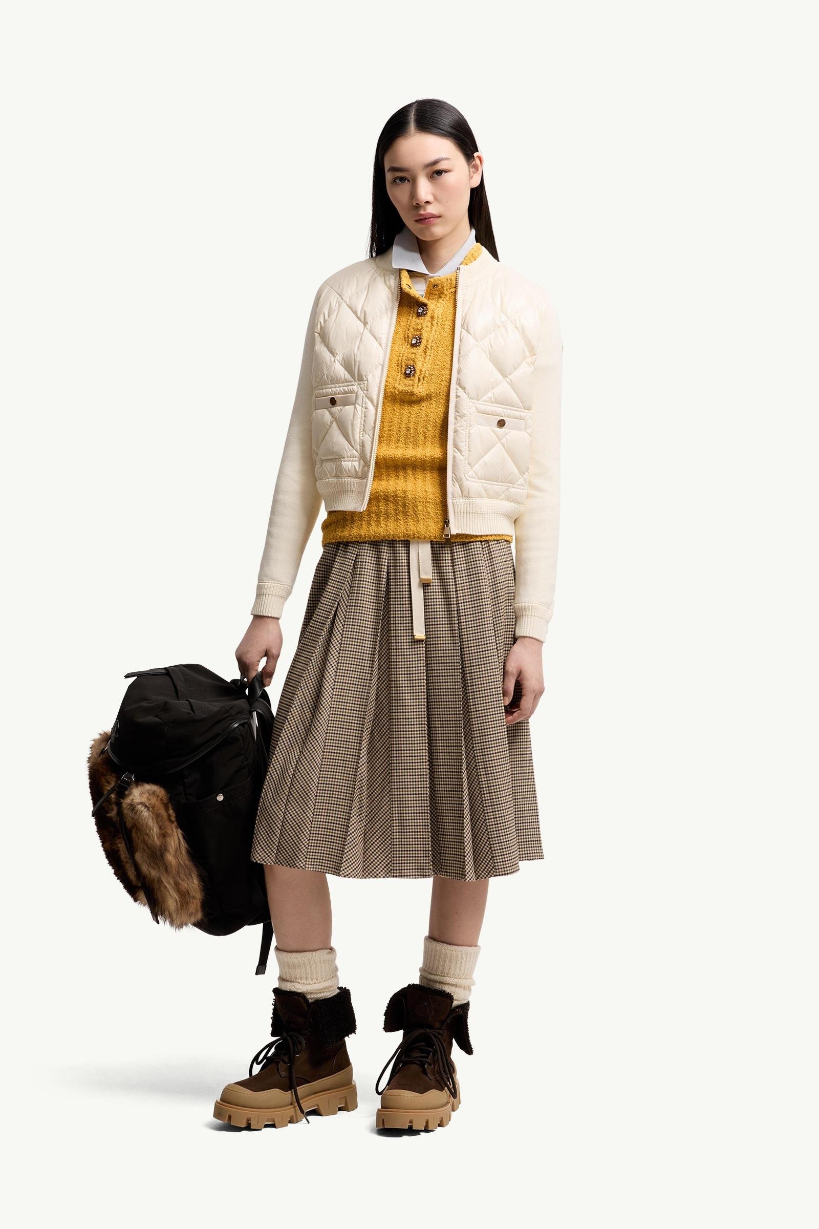 Cotton Padded Cardigan