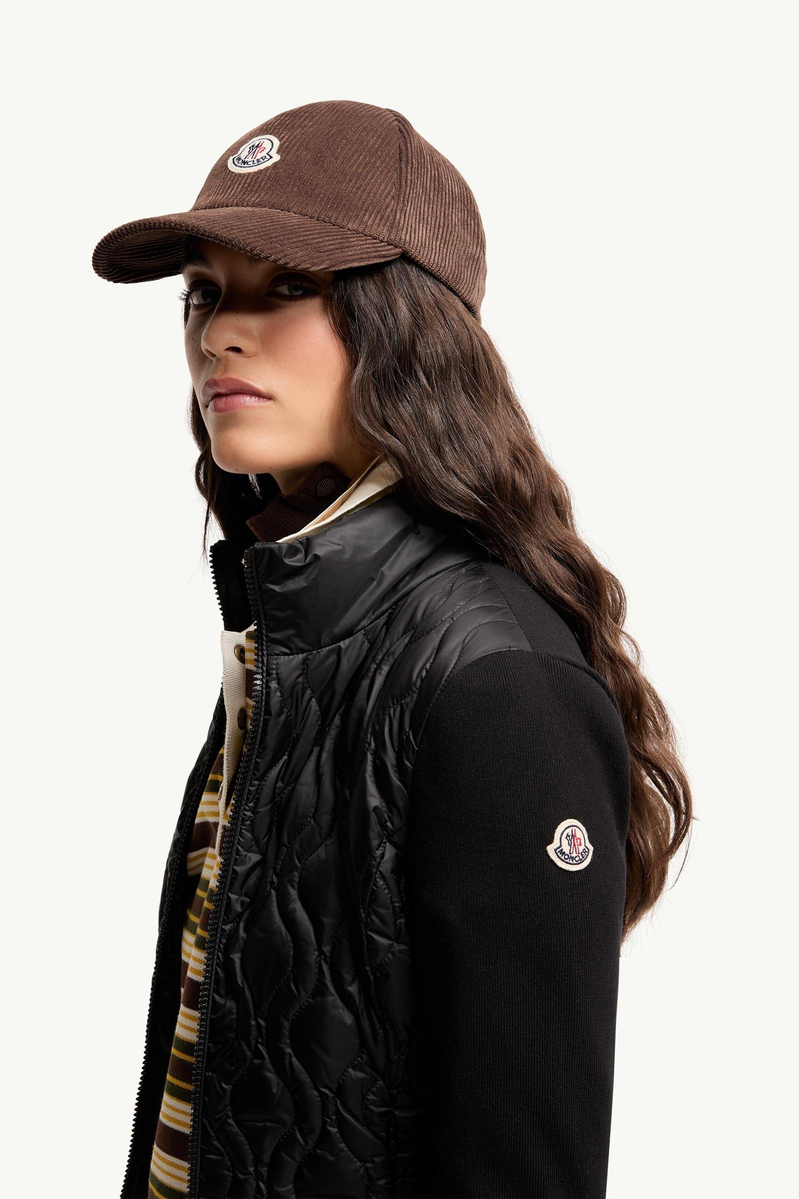 Alternative view of Cotton Padded Zip-Up Cardigan
