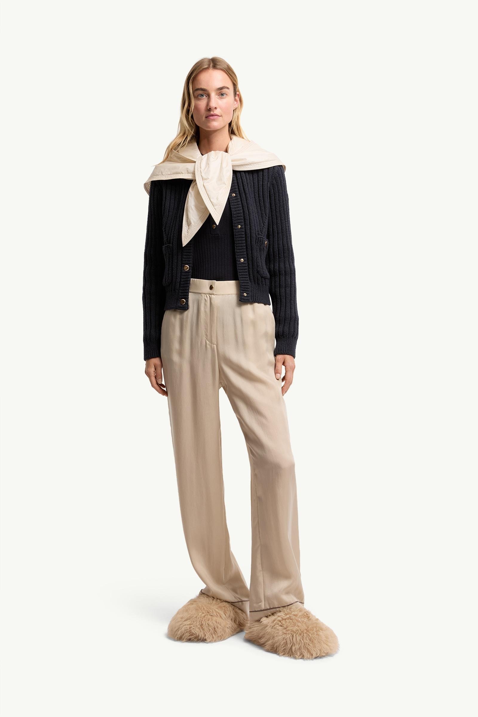 Cotton Padded Cardigan