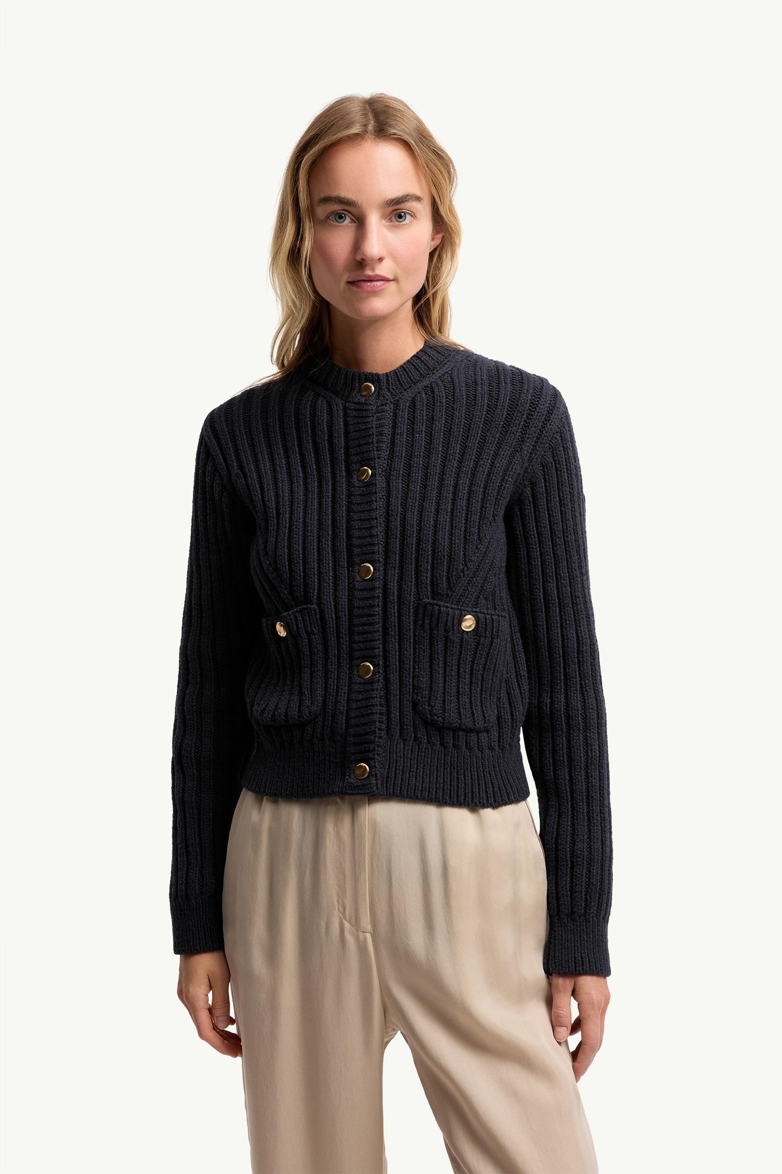 Cotton Padded Cardigan - 图片 4