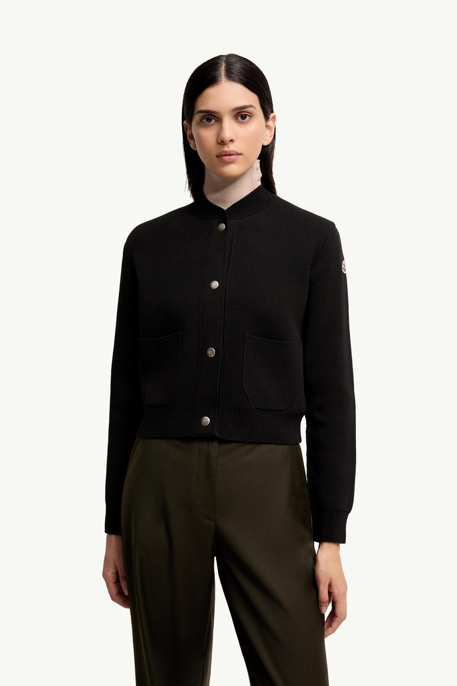 Wool & Cashmere Blend Padded Cardigan - 图片 4