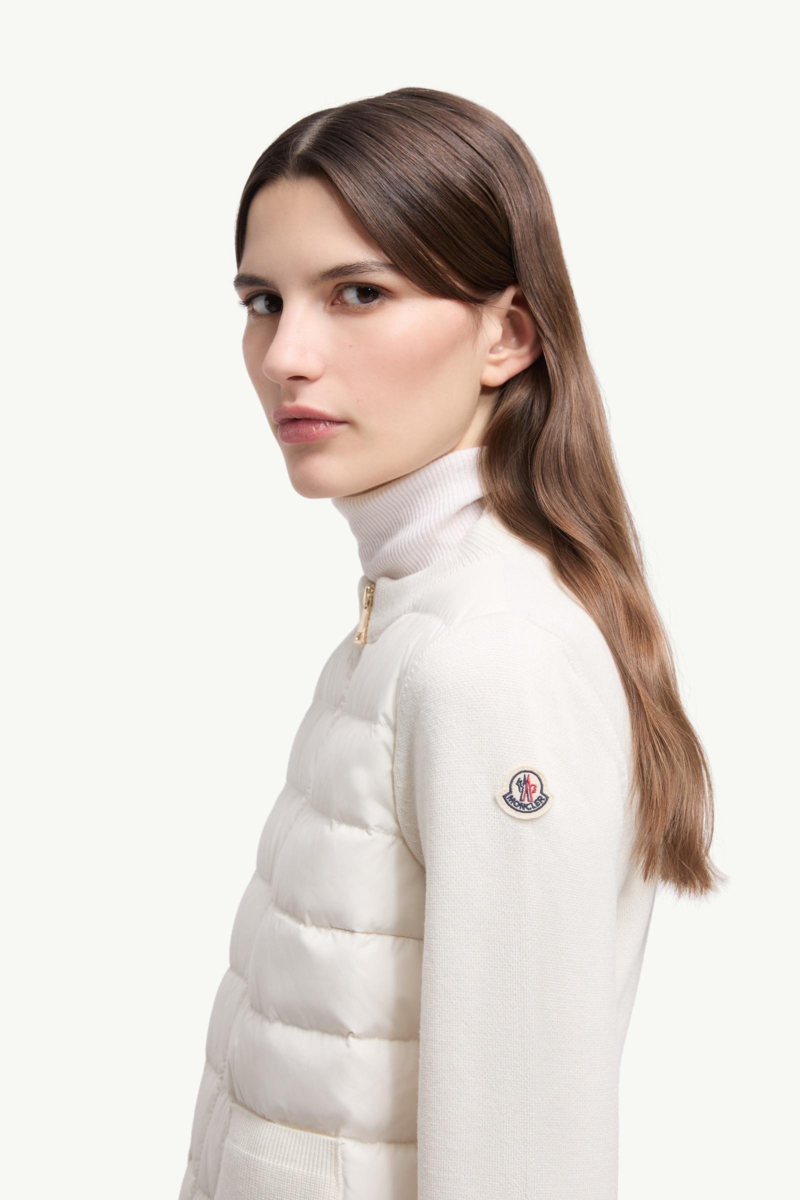 Alternative view of Wool Padded Zip-Up Cardigan