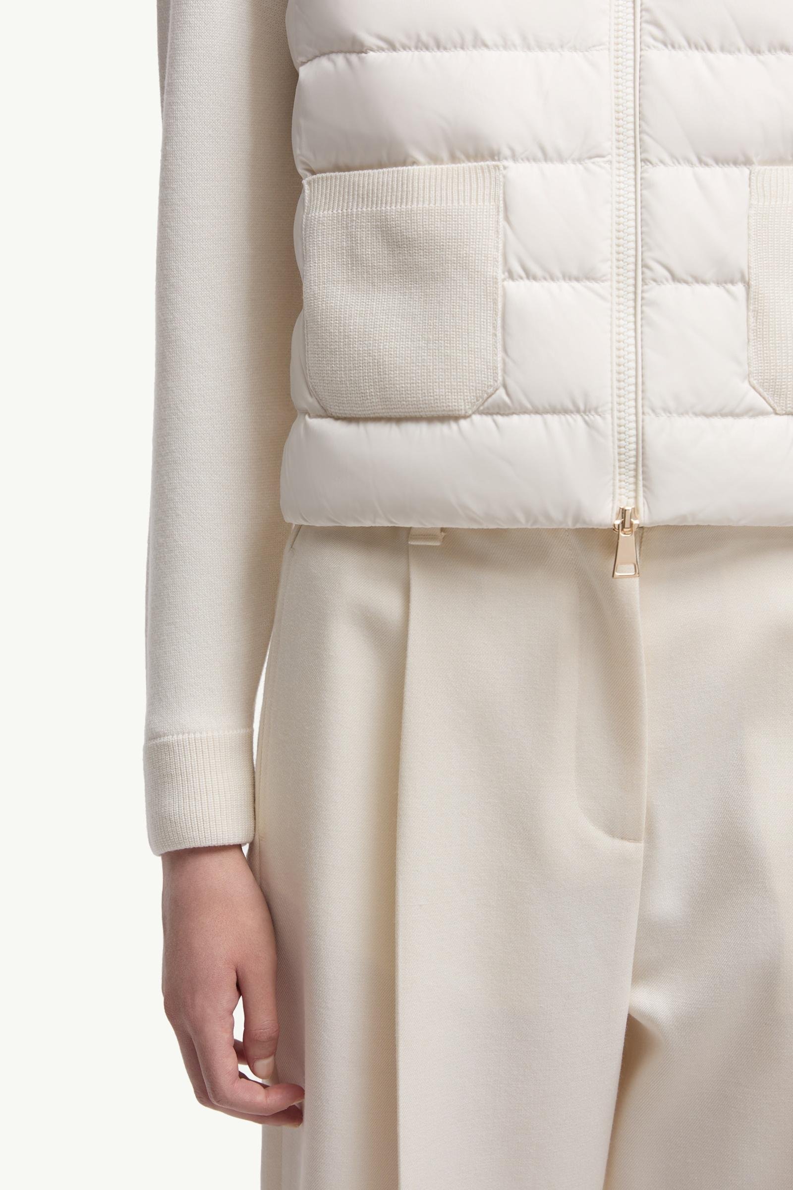 Wool Padded Zip-Up Cardigan - 图片 6