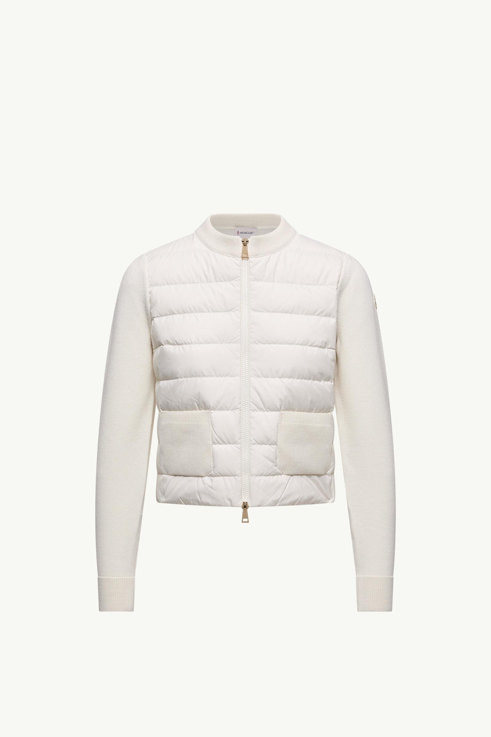 Wool Padded Zip-Up Cardigan - 图片 3