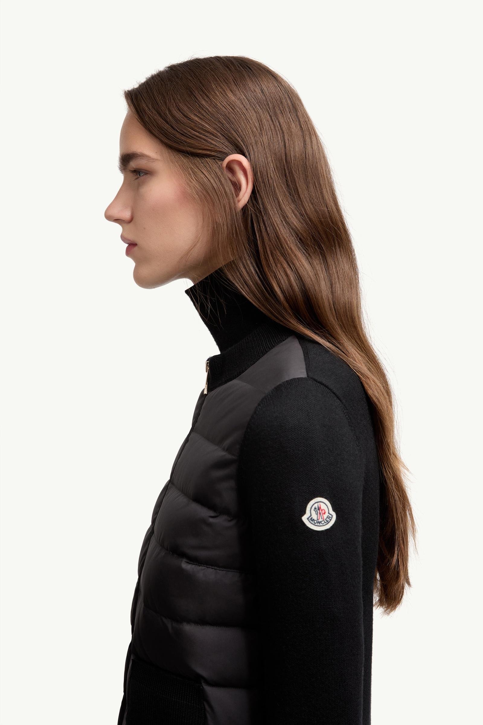 Alternative view of Wool Padded Zip-Up Cardigan