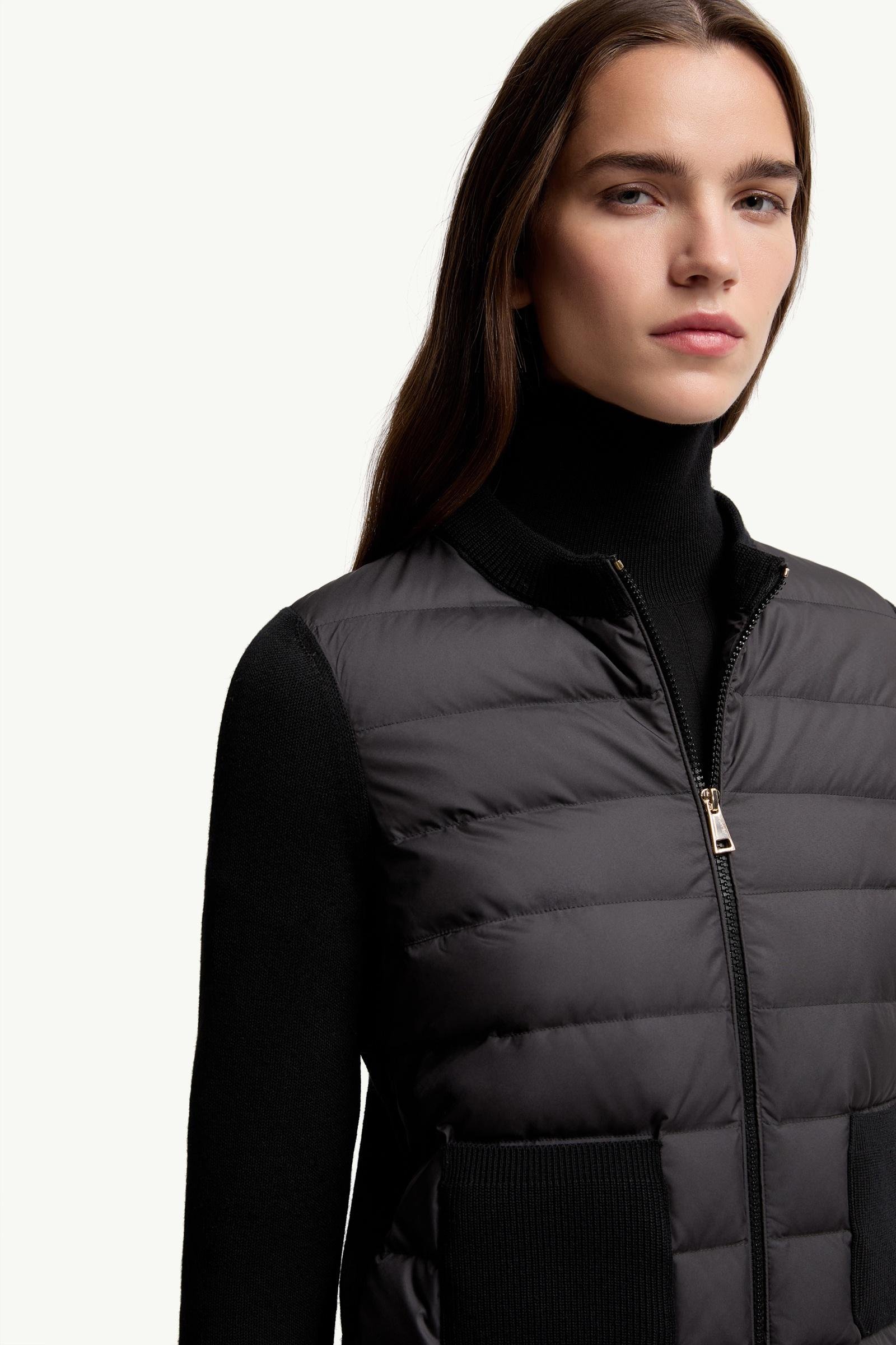 Wool Padded Zip-Up Cardigan - 图片 6