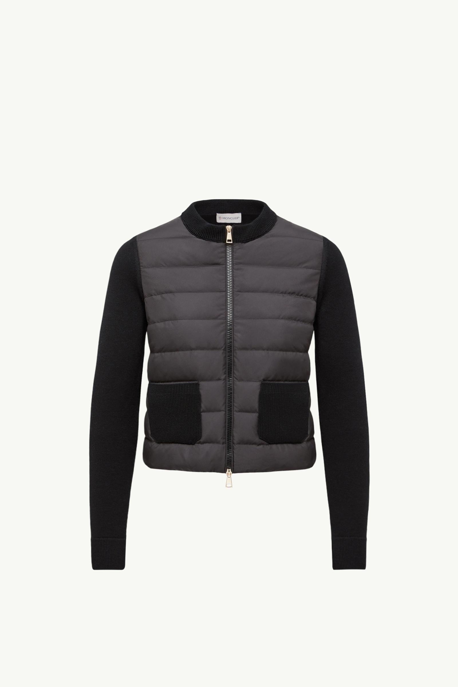 Wool Padded Zip-Up Cardigan - 图片 3