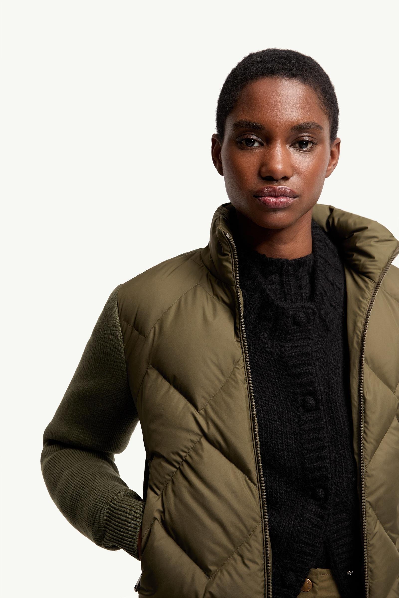 Wool & Cashmere Padded Zip-Up Cardigan - 图片 6