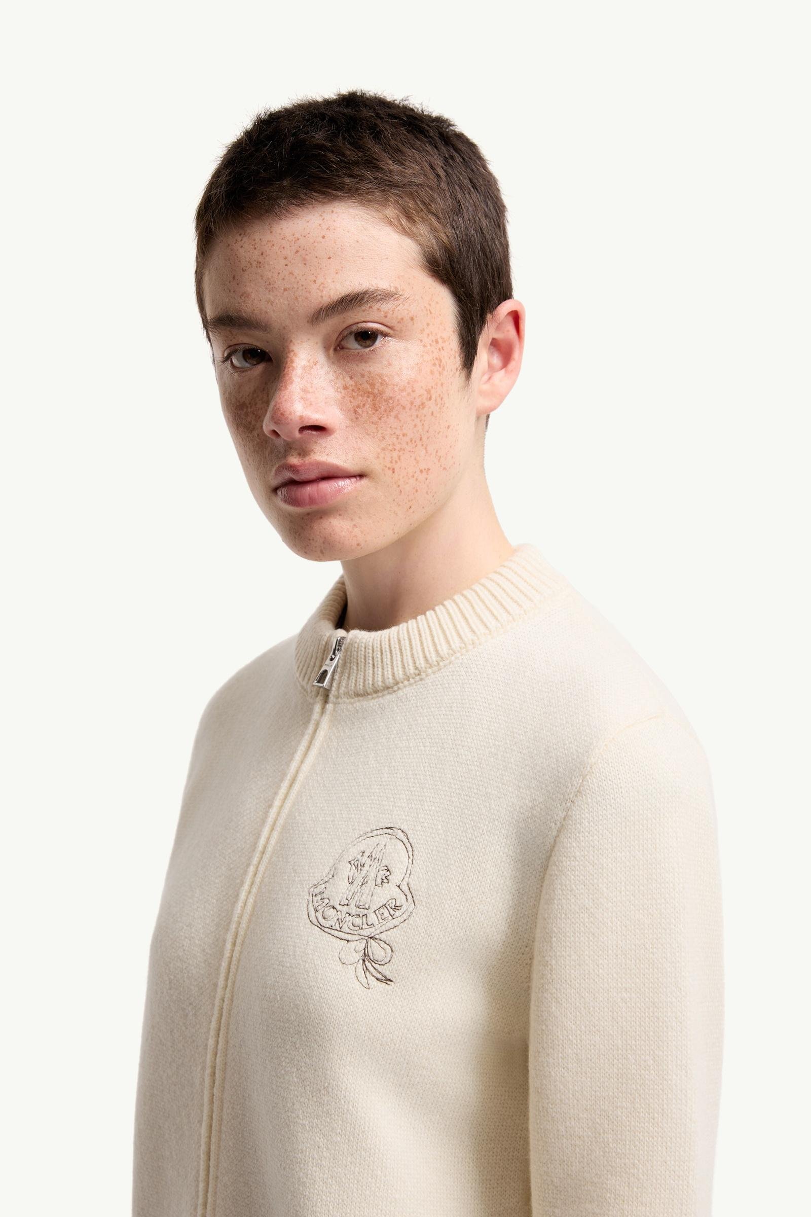 Alternative view of Wool & Cashmere Blend Zip-Up Cardigan
