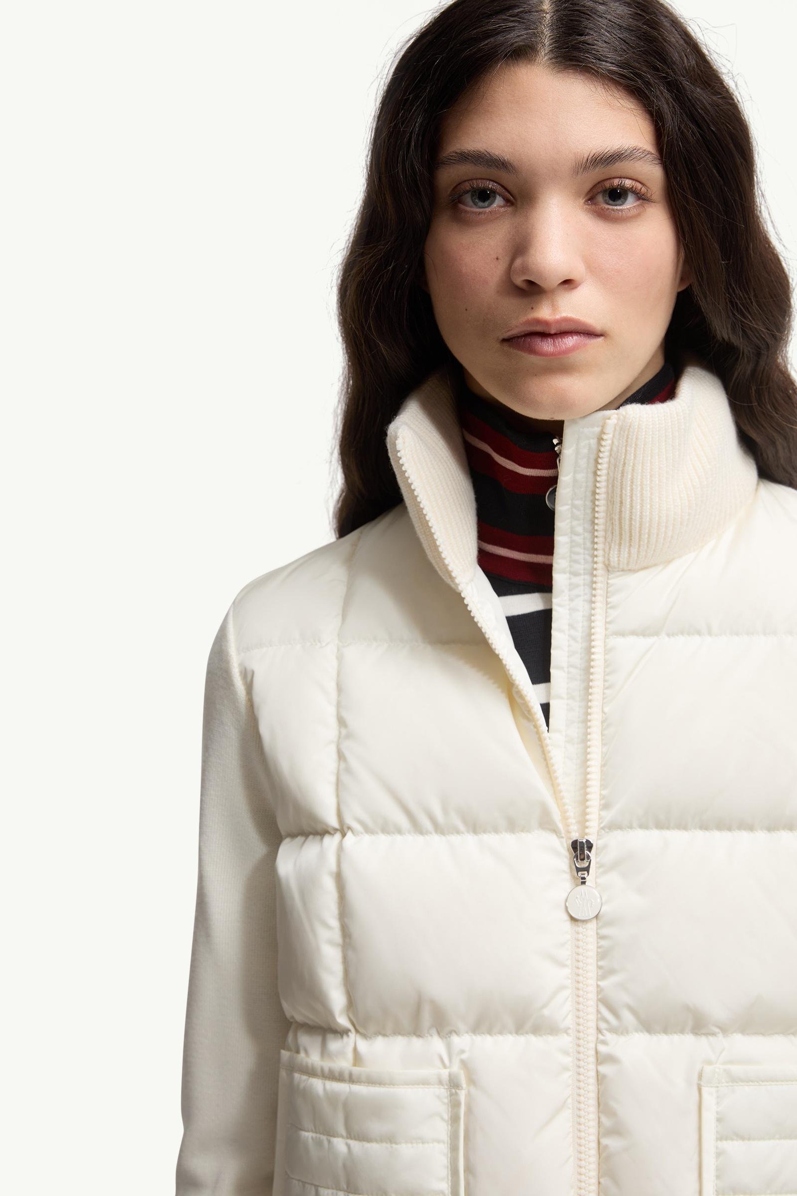 Square-Quilted Padded Wool Zip-Up Cardigan - 图片 6