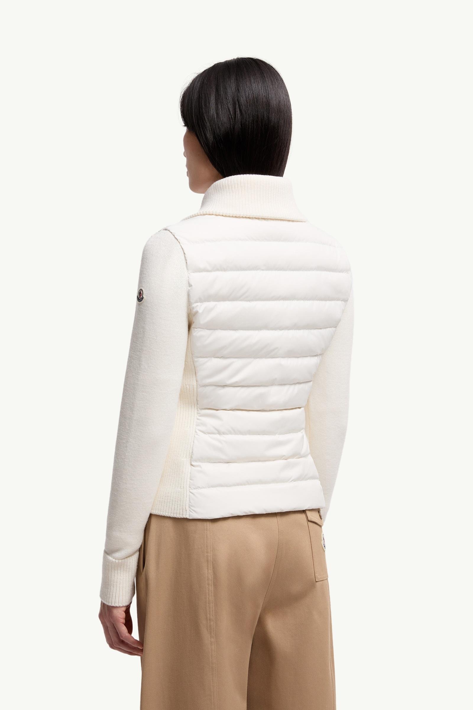 Padded Zip-Up Wool Cardigan - 图片 5
