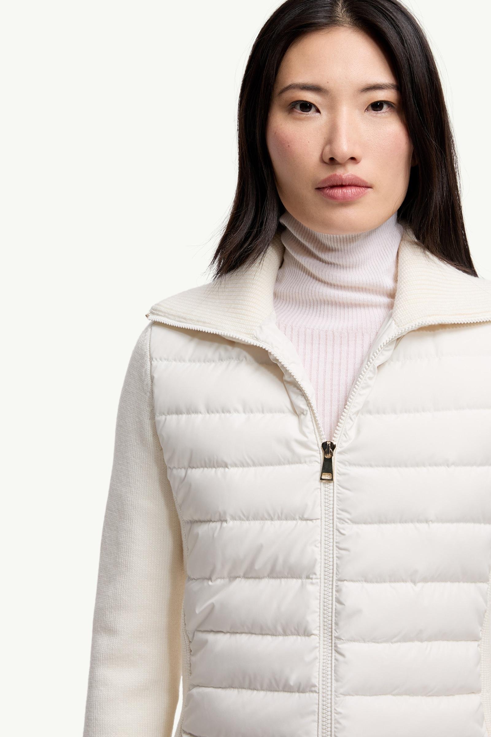 Padded Zip-Up Wool Cardigan - 图片 6