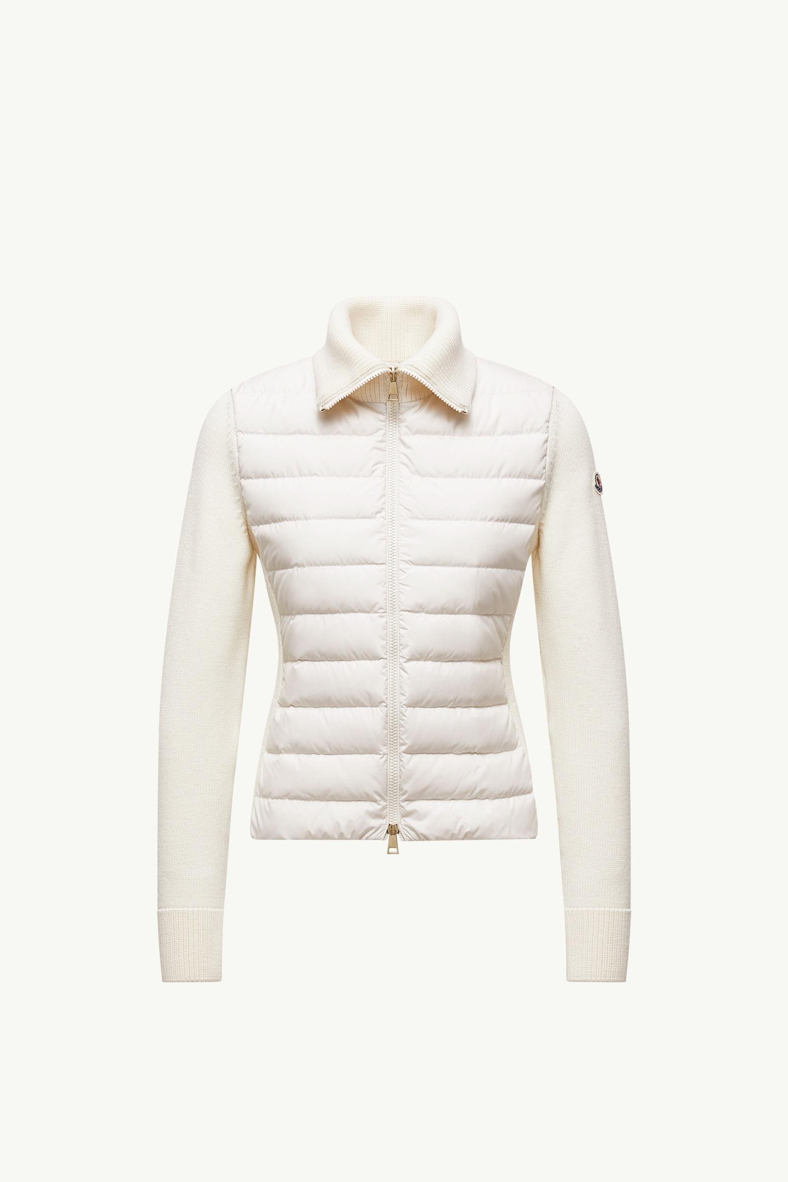Padded Zip-Up Wool Cardigan - 图片 3