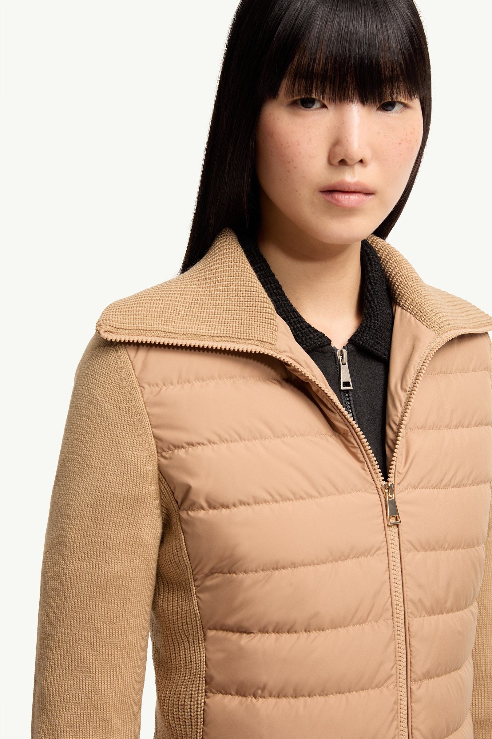 Padded Zip-Up Wool Cardigan - 图片 6