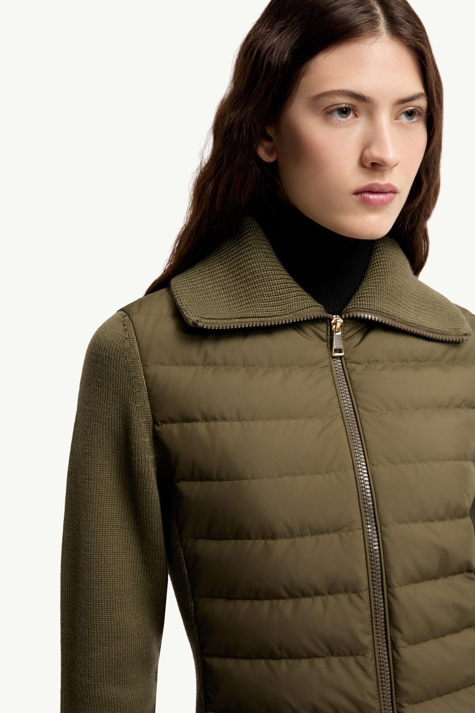 Padded Zip-Up Wool Cardigan - 图片 6