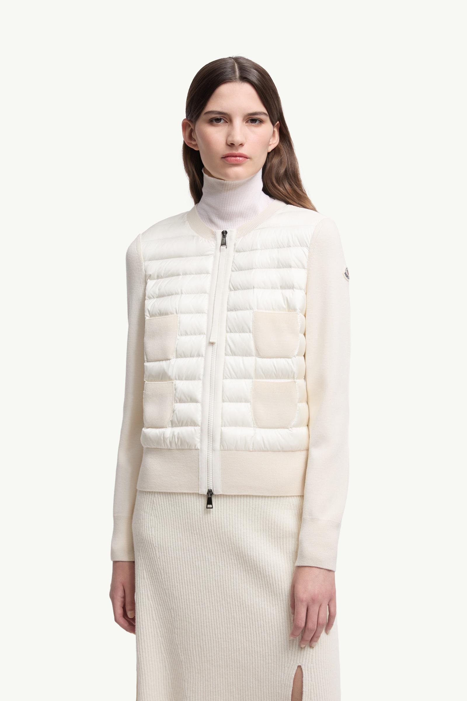 Padded Wool Zip-Up Cardigan - 图片 4